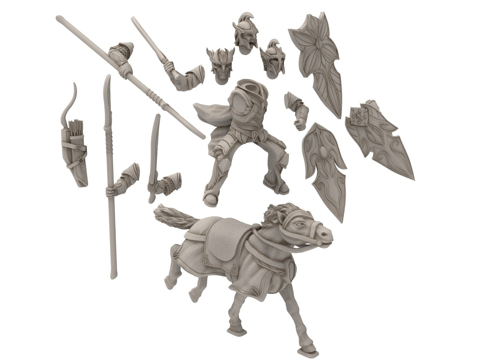Darkwood - Armoured Wood elves Cavalry