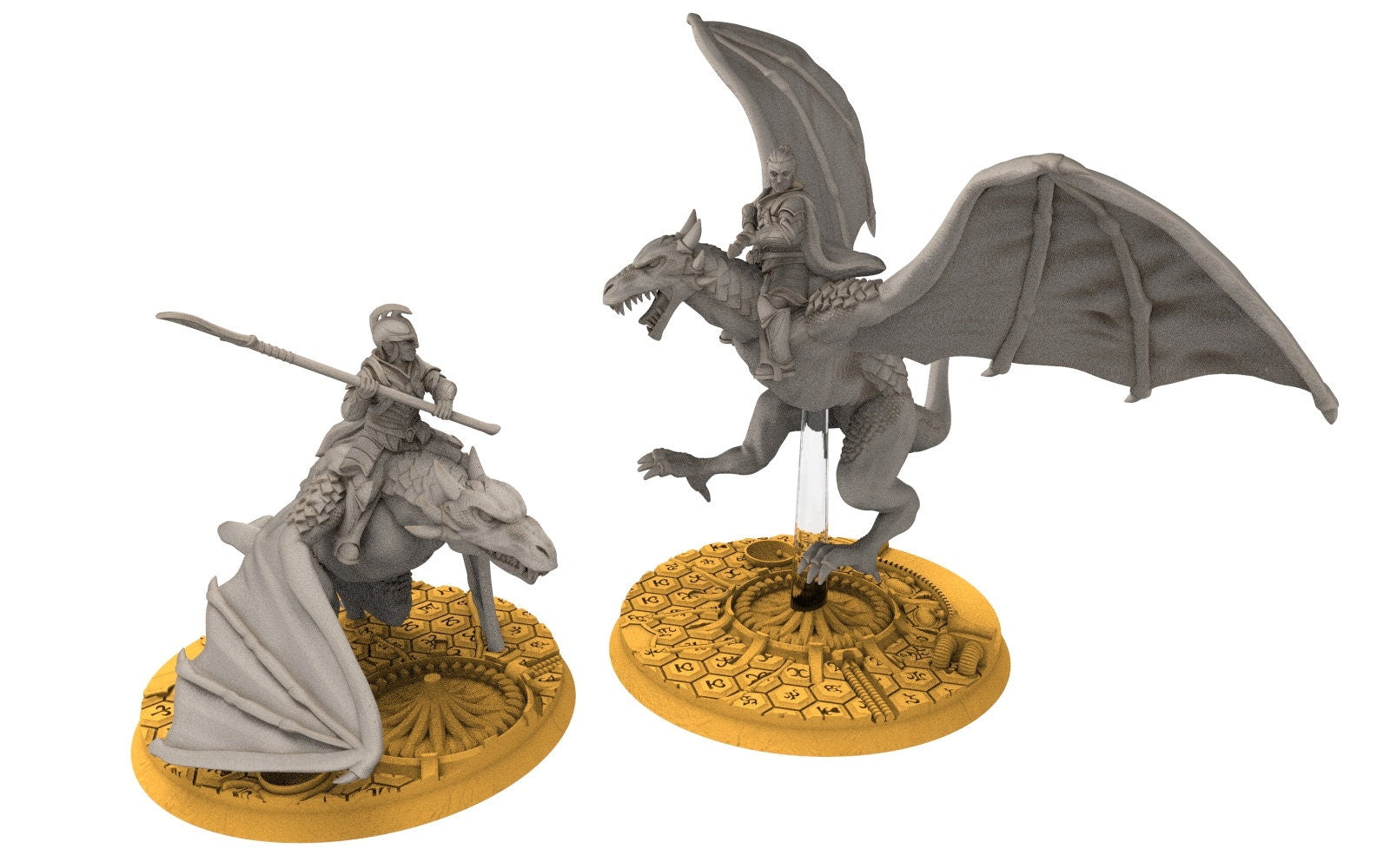 Darkwood - Wyvern riders wih spears