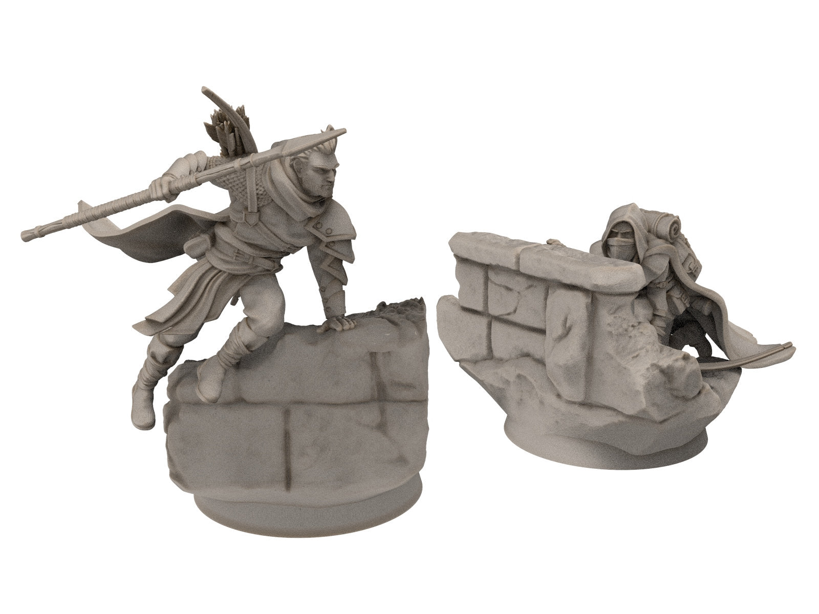 Gandor - Foromir on scenic, defenders of the streets ruins city