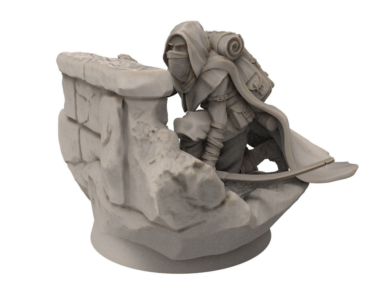 Gandor - Foromir on scenic, defenders of the streets ruins city