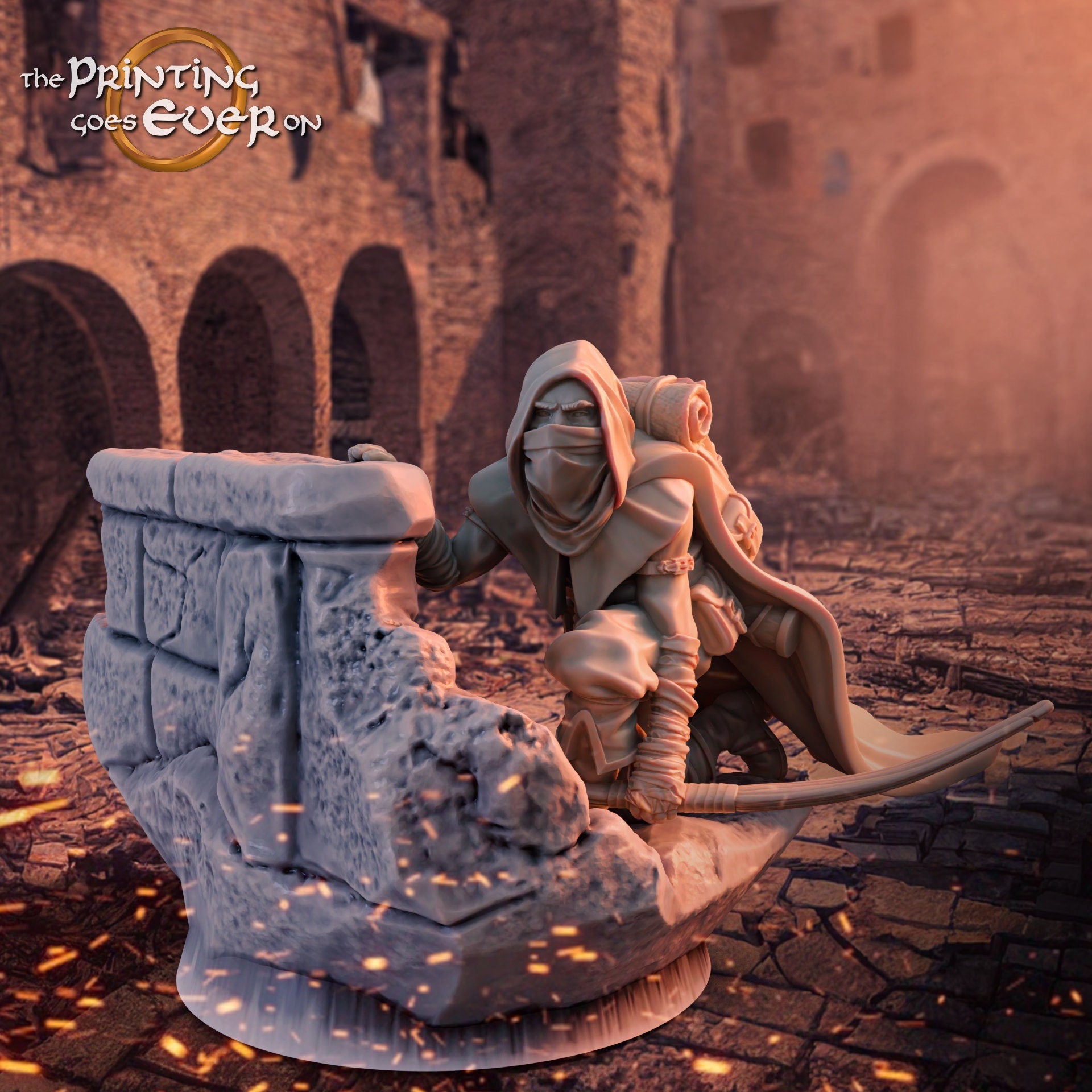 Gandor - Foromir on scenic, defenders of the streets ruins city