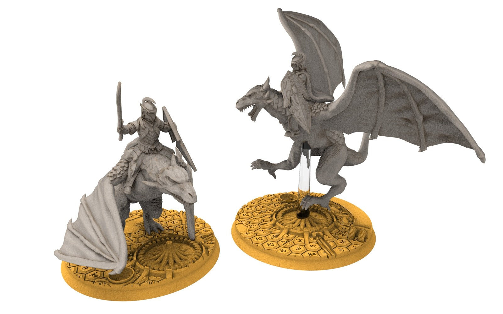 Rivandall - Wyvern riders with swords
