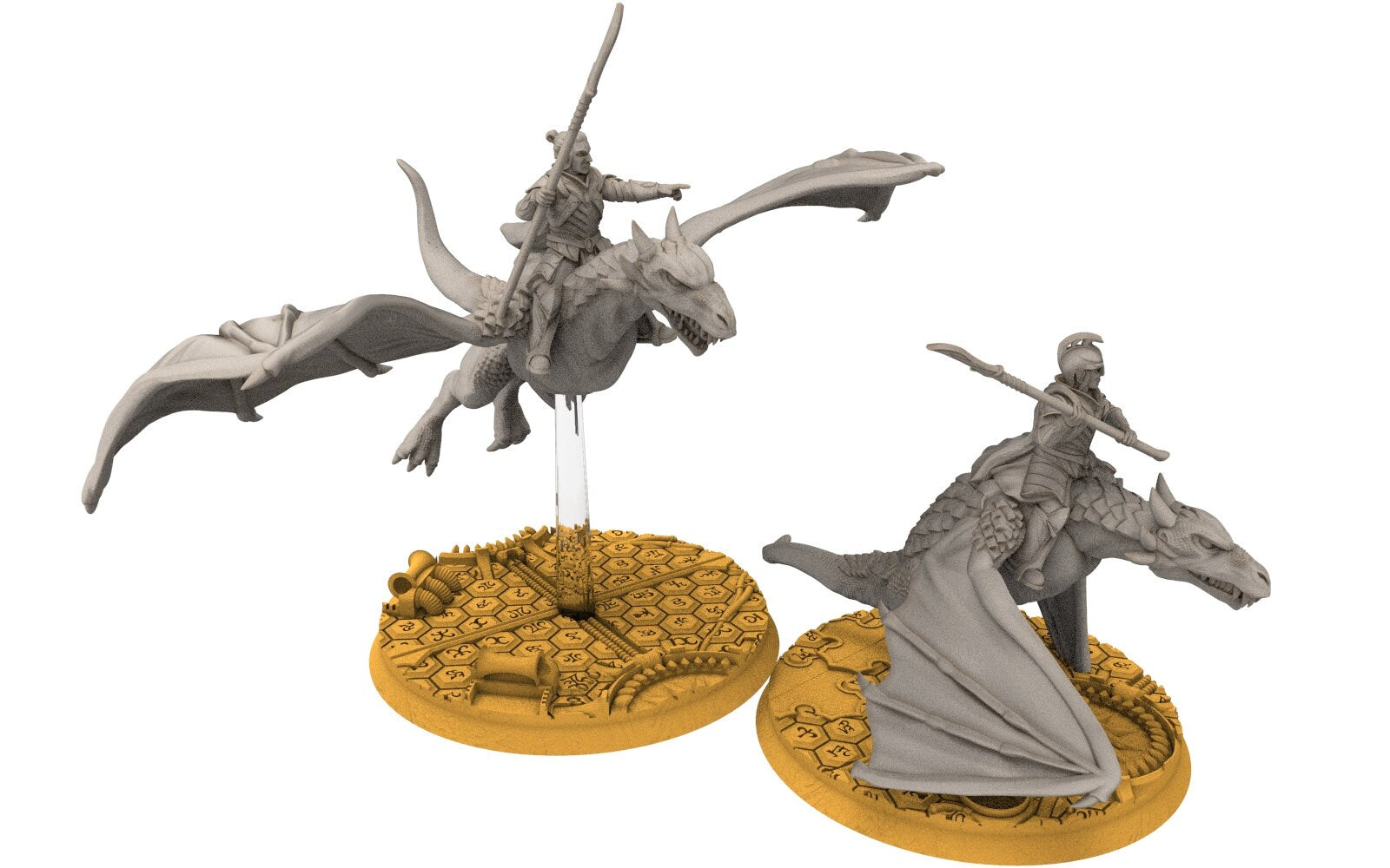 Darkwood - Wyvern riders wih spears