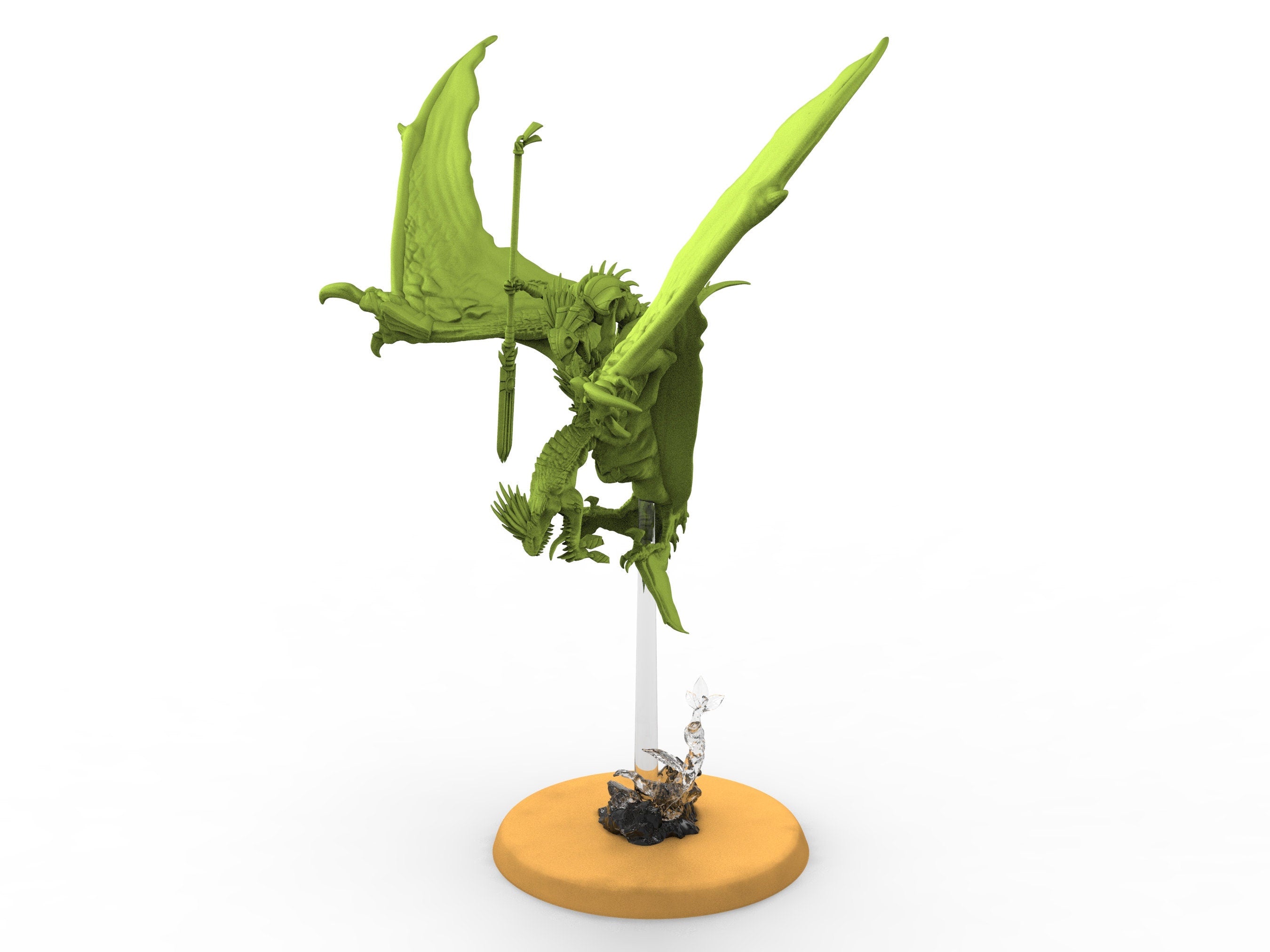 Lost temple - Seradon Spear Riders lizardmen usable for Oldhammer, battle, king of wars, 9th age