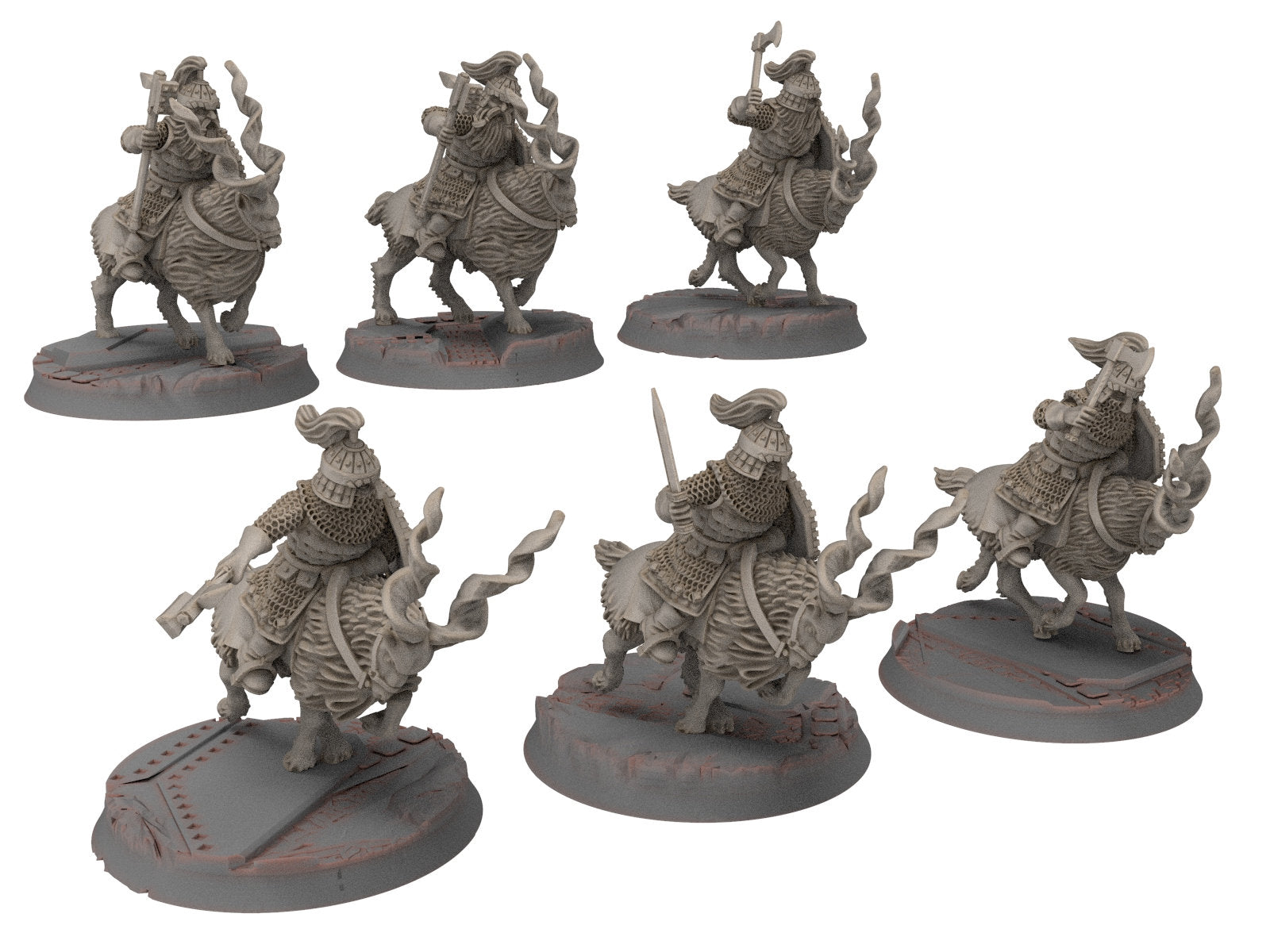 Dwarves - Mountain Goat Riders Banner bearer