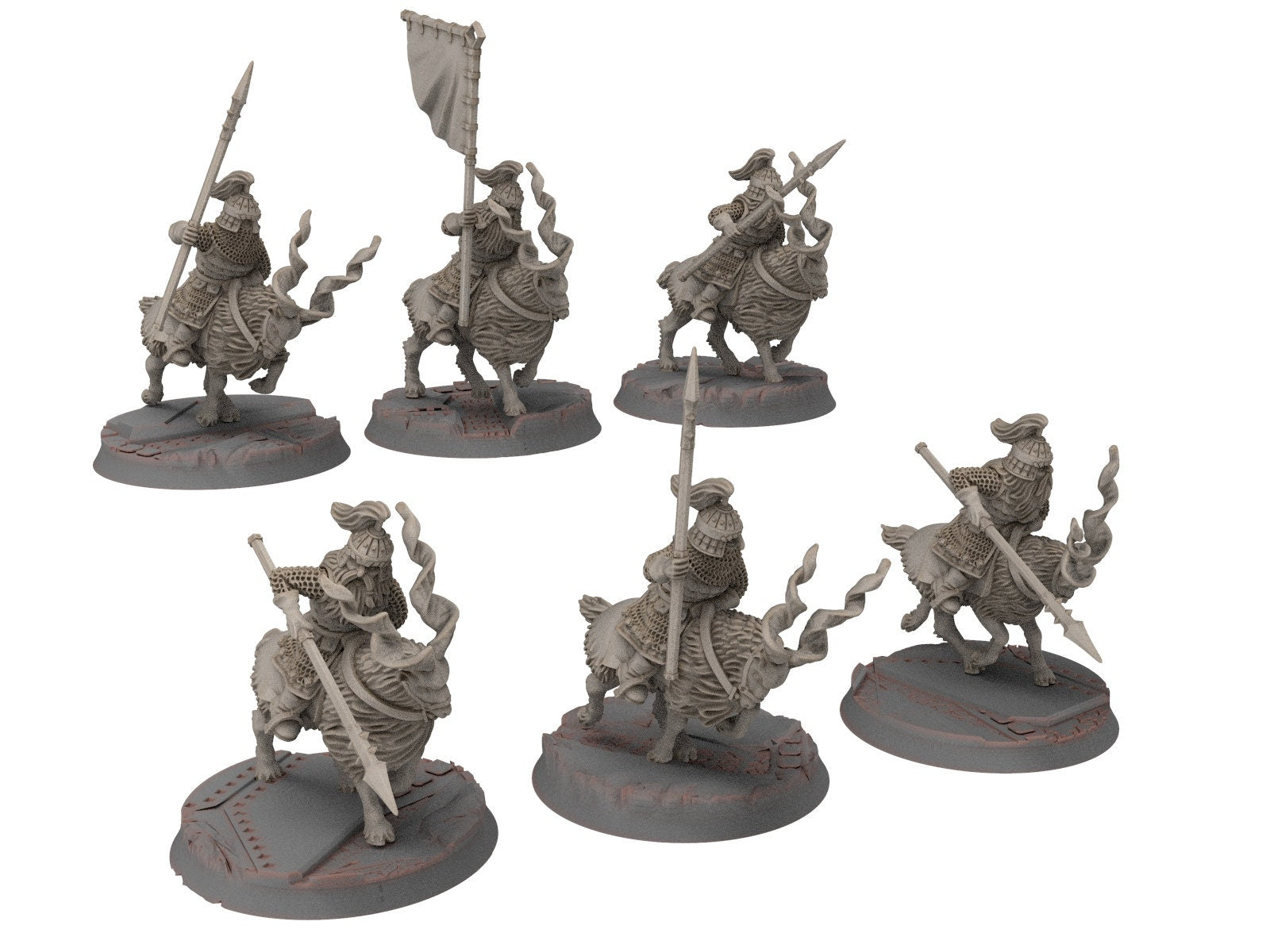 Dwarves - Mountain Goat Riders Banner bearer