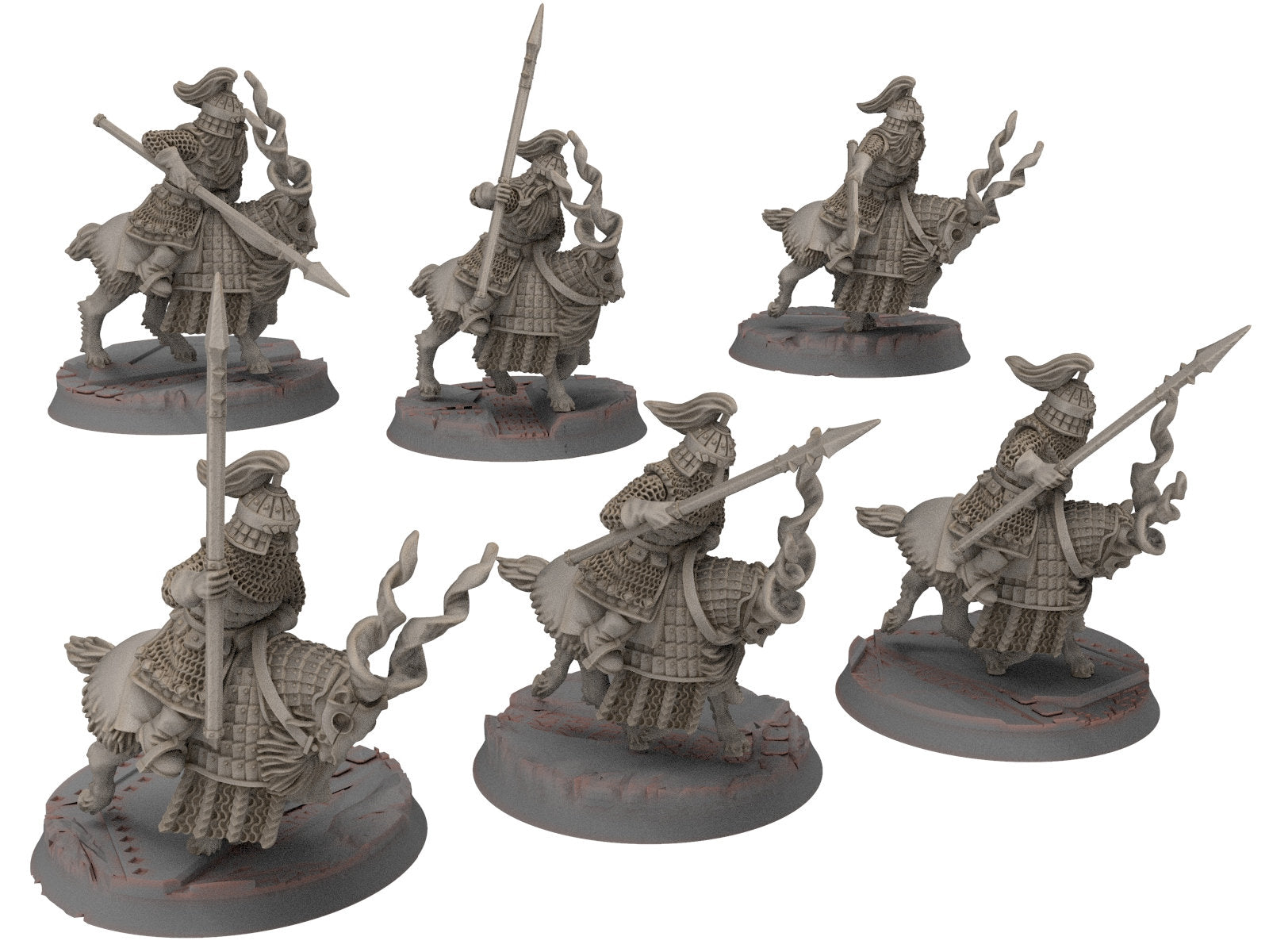 Dwarves - Mountain Goat Cataphracts spears shield