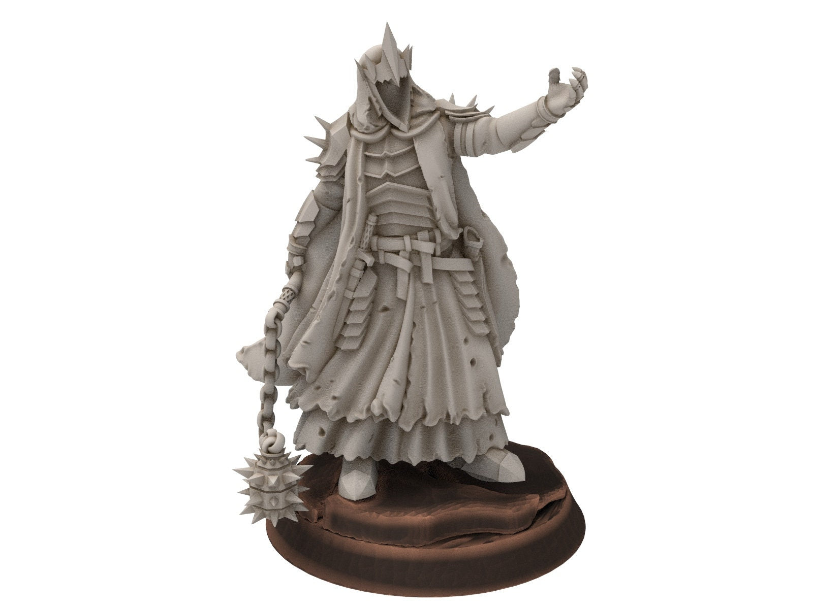 Orcs horde - Ancient Wraith lord, ruins city river, Middle rings miniatures for wargame D&D, Lotr.. Davale Game