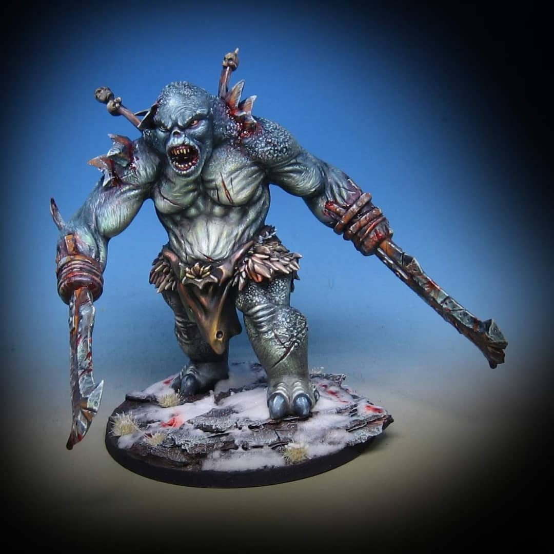 Goblin cave - Mutilated giant mountain troll