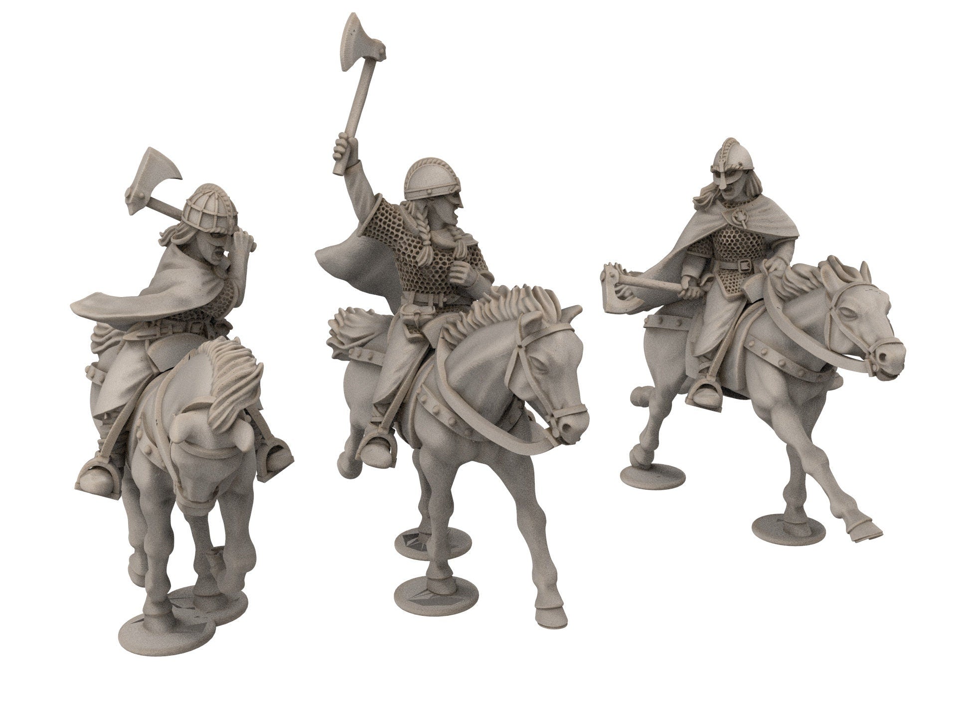 Rohan - Hengstland infantry Shield Maidans, marksman Knight of Rohan, the Horse-lords, rider of the mark, minis for wargame D&D, Lotr...