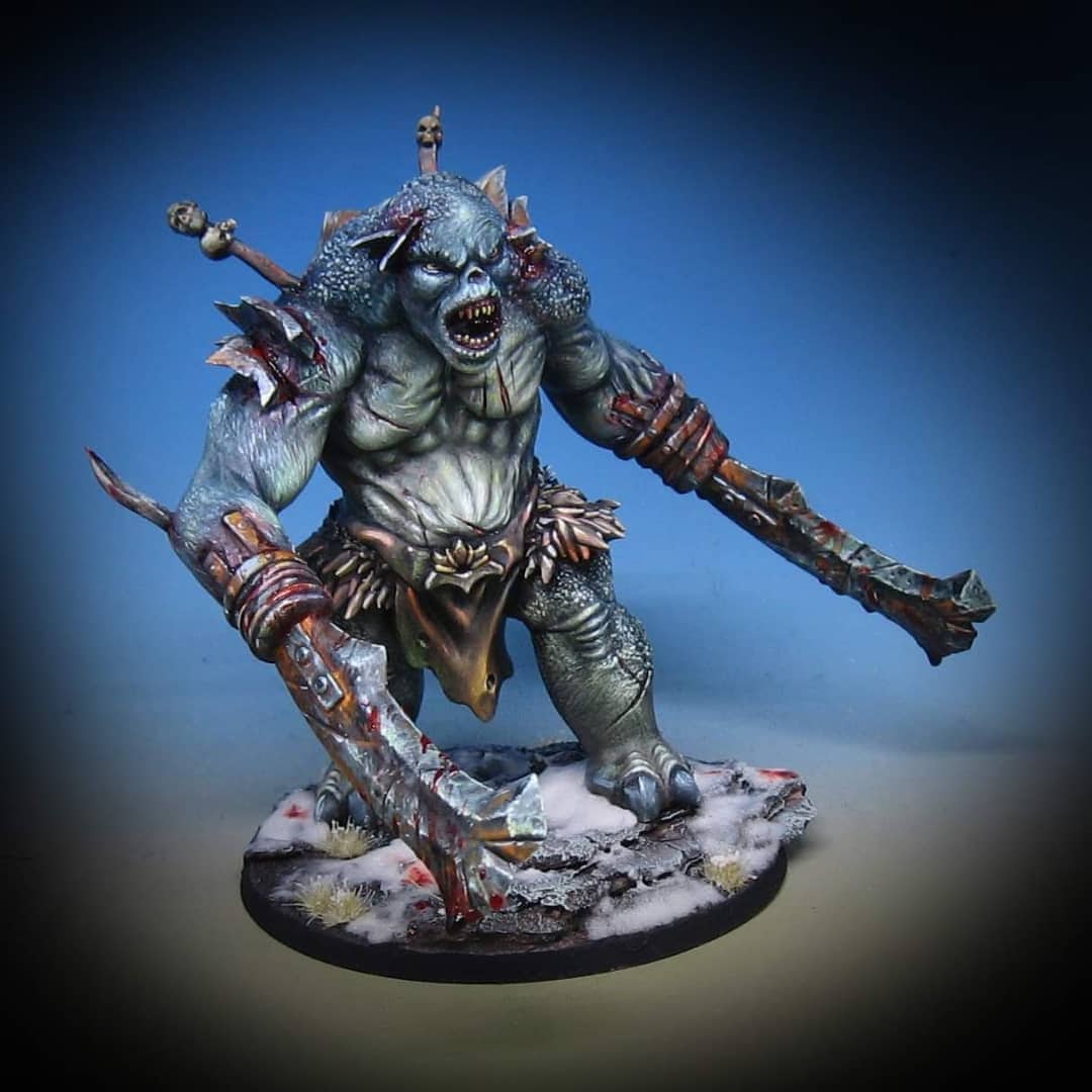 Goblin cave - Mutilated giant mountain troll