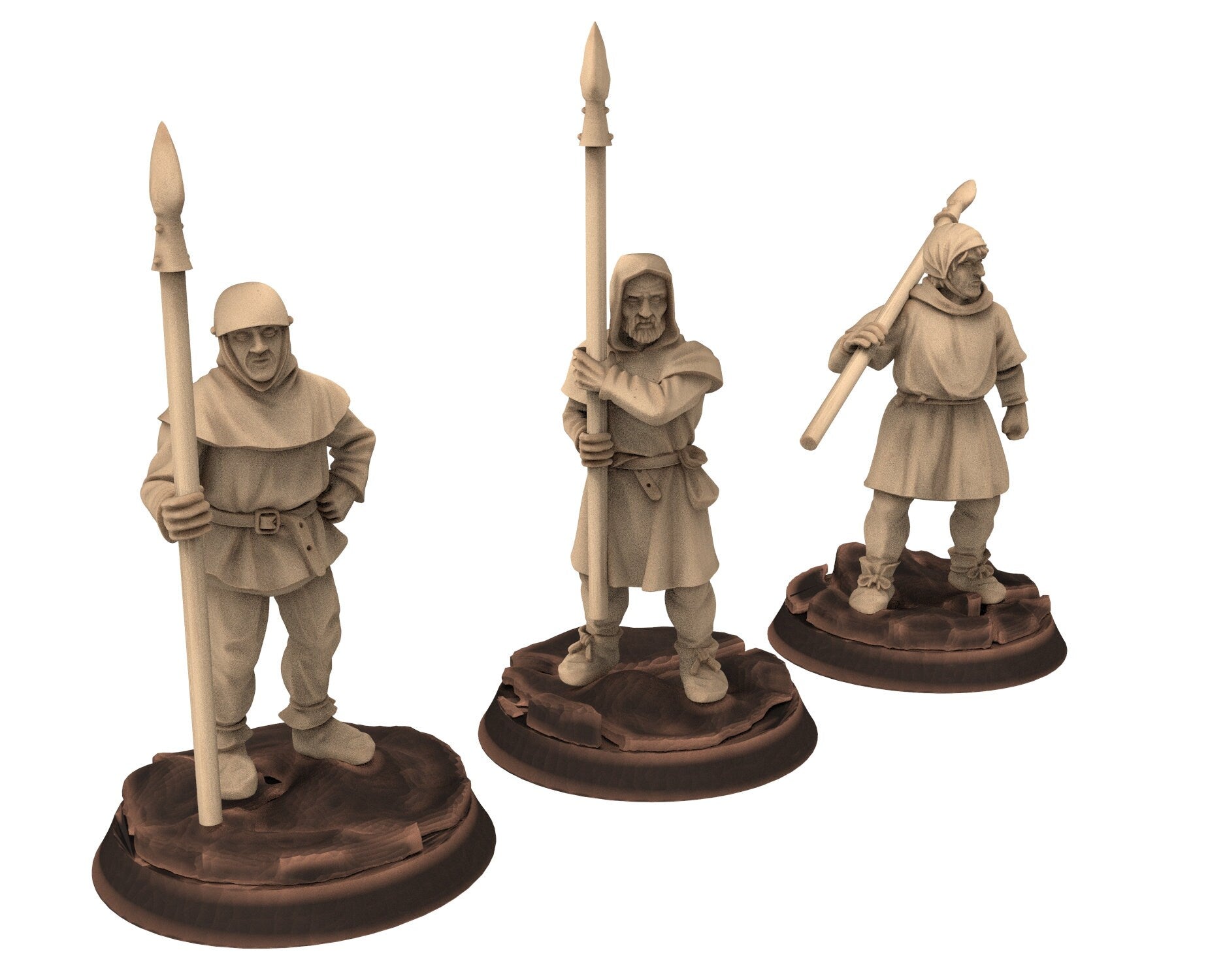 Medieval - Peasant Levy Archer, 9th 10th 11th 12th 13th century Generic Levy, 28mm Historical Wargame, Saga... Medbury miniatures