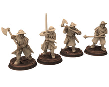 Load image into Gallery viewer, Medieval - Men-at-arms, Spearmen 12 to 15th century, Medieval soldiers 100 Years War, 28mm Historical Wargame, Saga... Medbury miniatures
