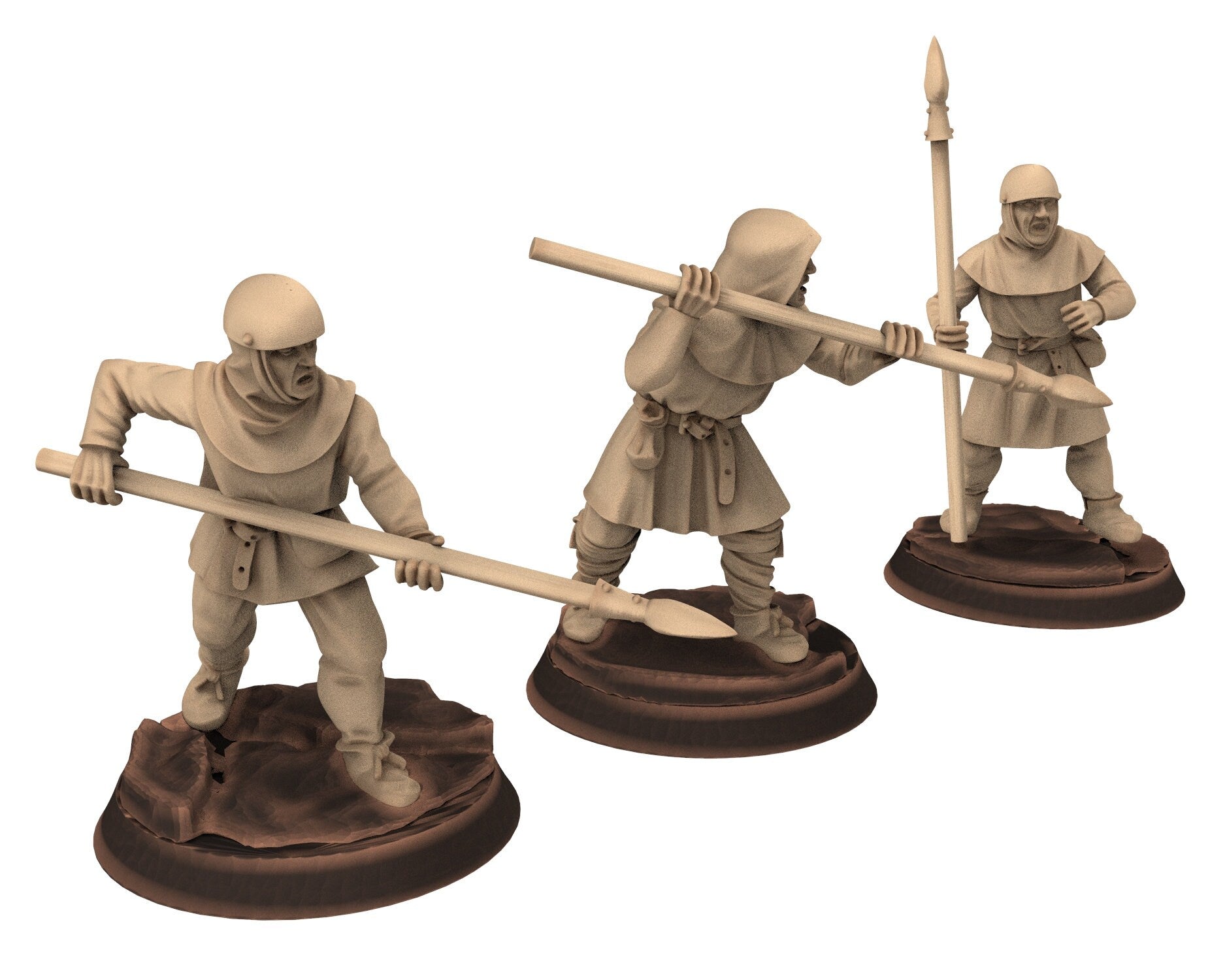 Medieval - Peasant Levy Archer, 9th 10th 11th 12th 13th century Generic Levy, 28mm Historical Wargame, Saga... Medbury miniatures