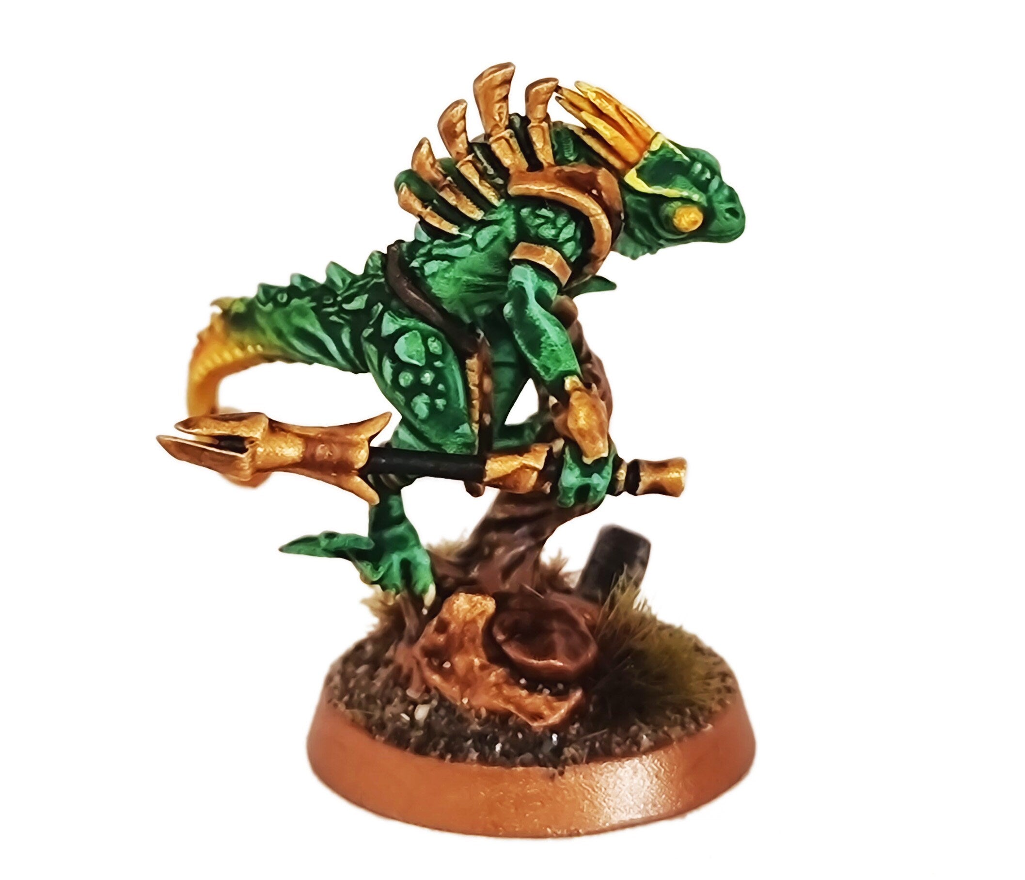 Lost temple - Commando Chameleon skink lizardmen from the East usable for Oldhammer, battle, king of wars, 9th age