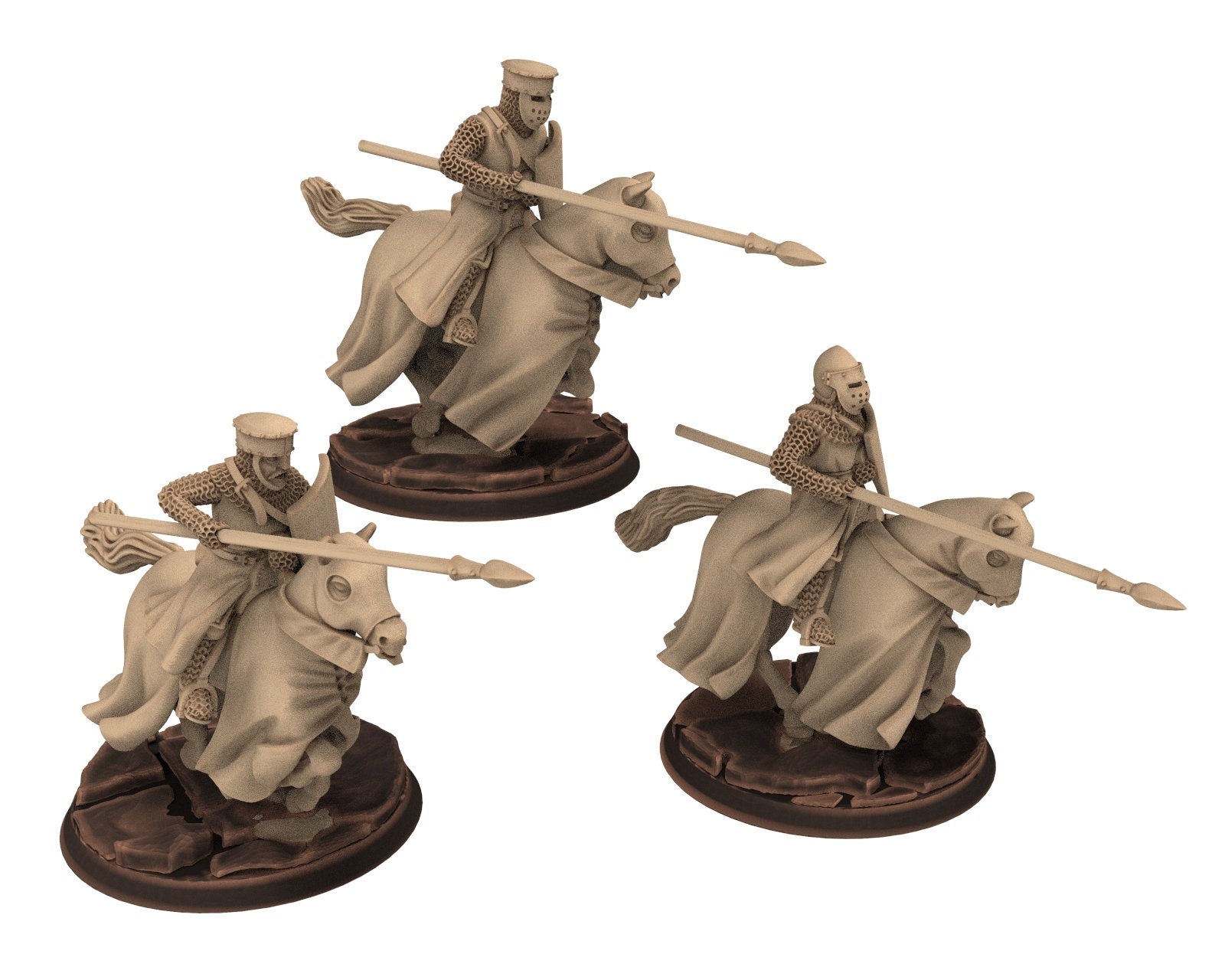 Medieval - Noble Knights bundle, 13th century Generic men at arms Medieval Knights, 28mm Historical Wargame, Saga... Medbury miniatures