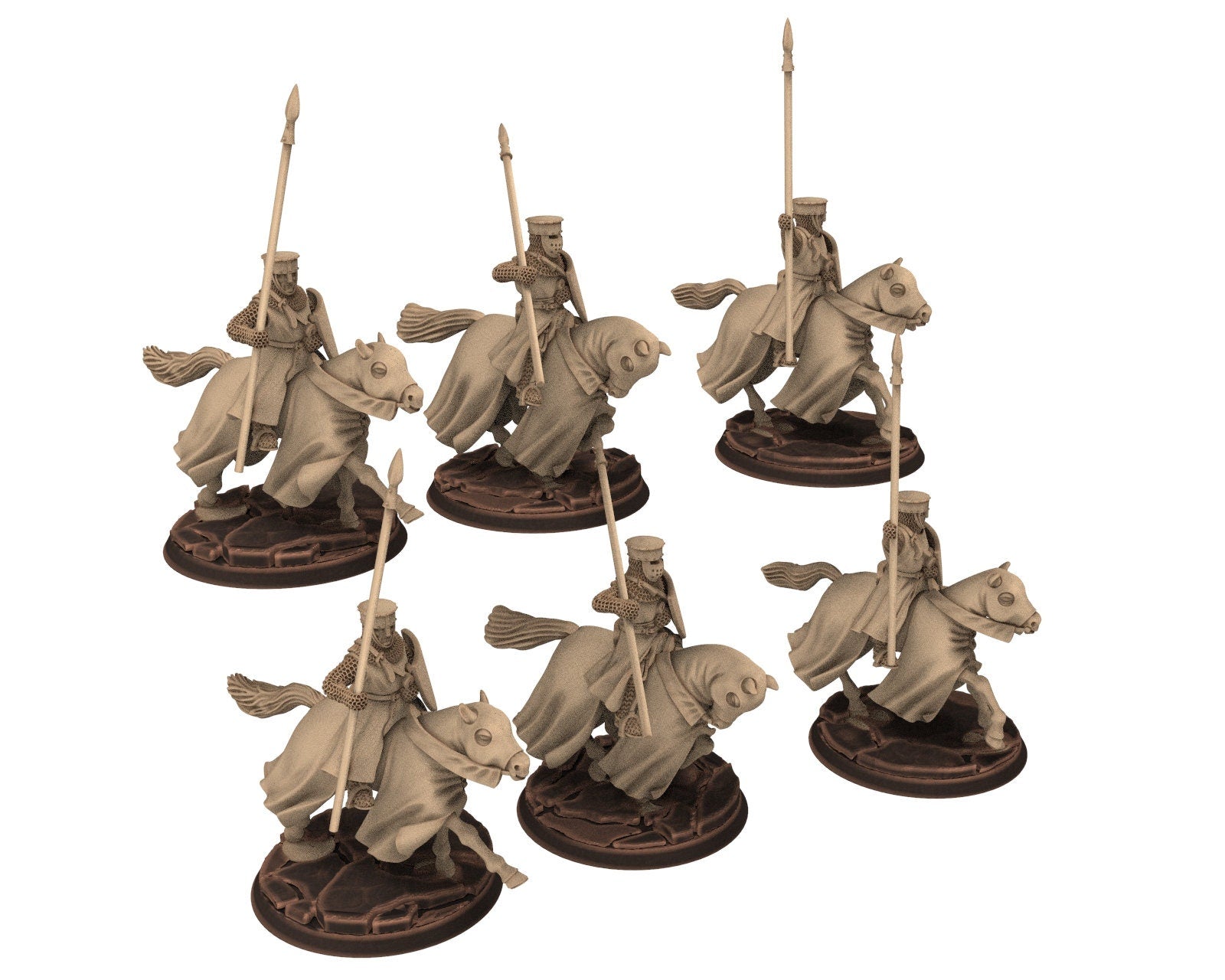 Medieval - Noble Knights bundle, 13th century Generic men at arms Medieval Knights, 28mm Historical Wargame, Saga... Medbury miniatures