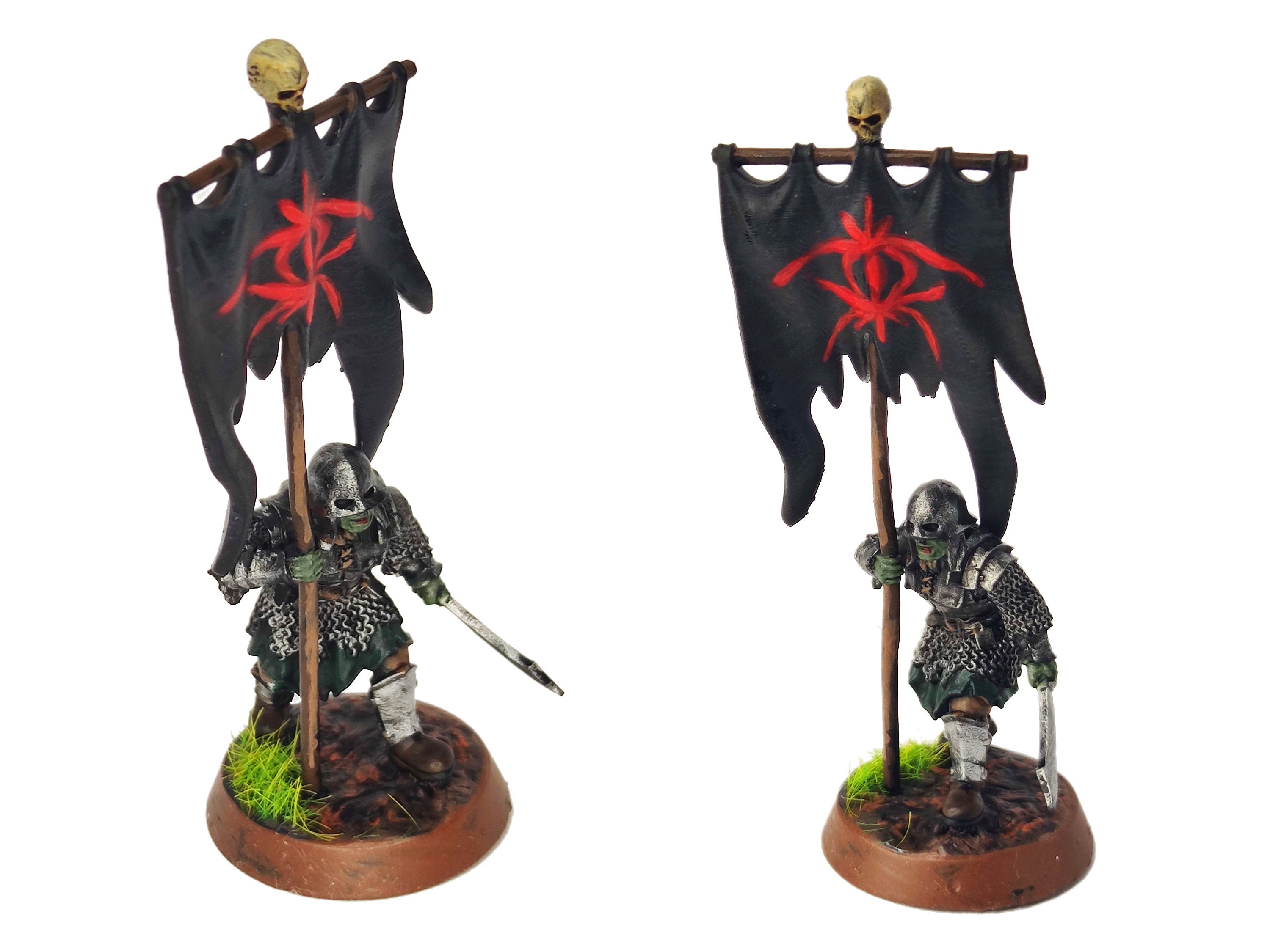 Taskmaster Ring Orc horde - Orc Taskmaster, Orc warriors warband, Middle rings miniatu