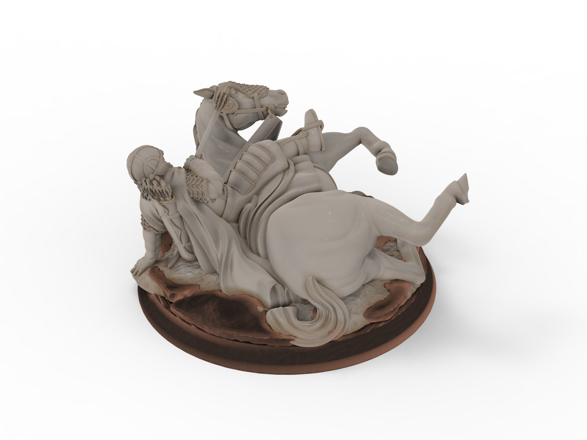 Rohan - Death West Human on Horse, Knight of Rohan, the Horse-lords, rider of the mark, Davale, minis for wargame D&D, Lotr...