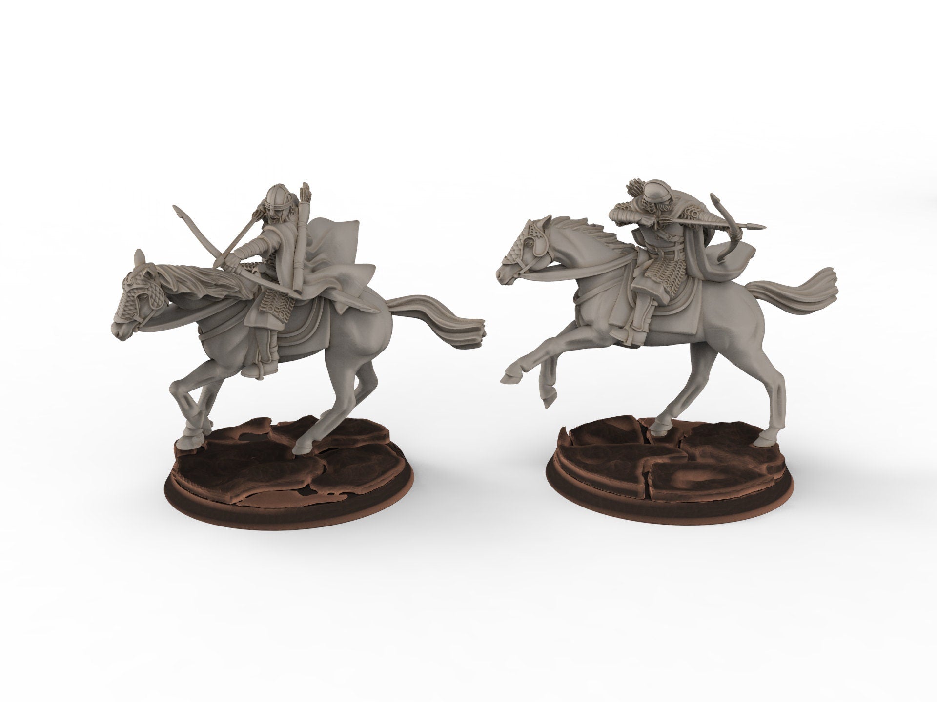Rohan - West Human Riders, Knight of Rohan, the Horse-lords, rider of the mark, Davale, minis for wargame D&D, Lotr...