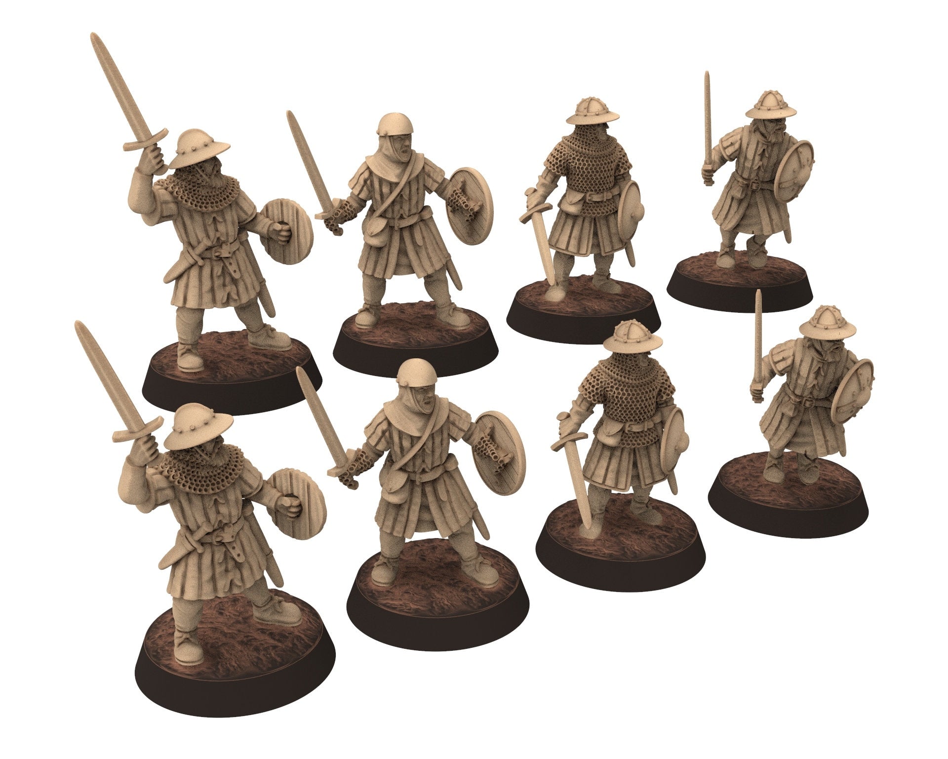 Medieval - Scotland - Scottish Archers, 14th century Generic Archers Medieval, 28mm Historical Wargame, Saga... Medbury miniatures