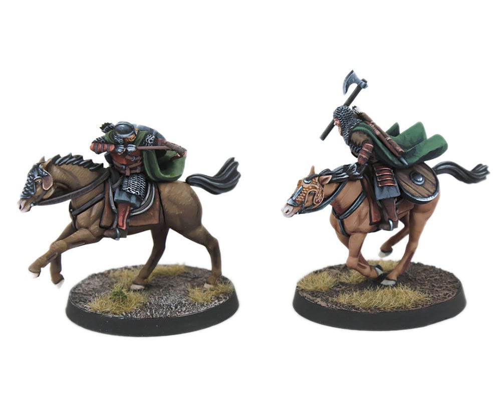 Rohan - West Human Riders, Knight of Rohan, the Horse-lords, rider of the mark, Davale, minis for wargame D&D, Lotr...