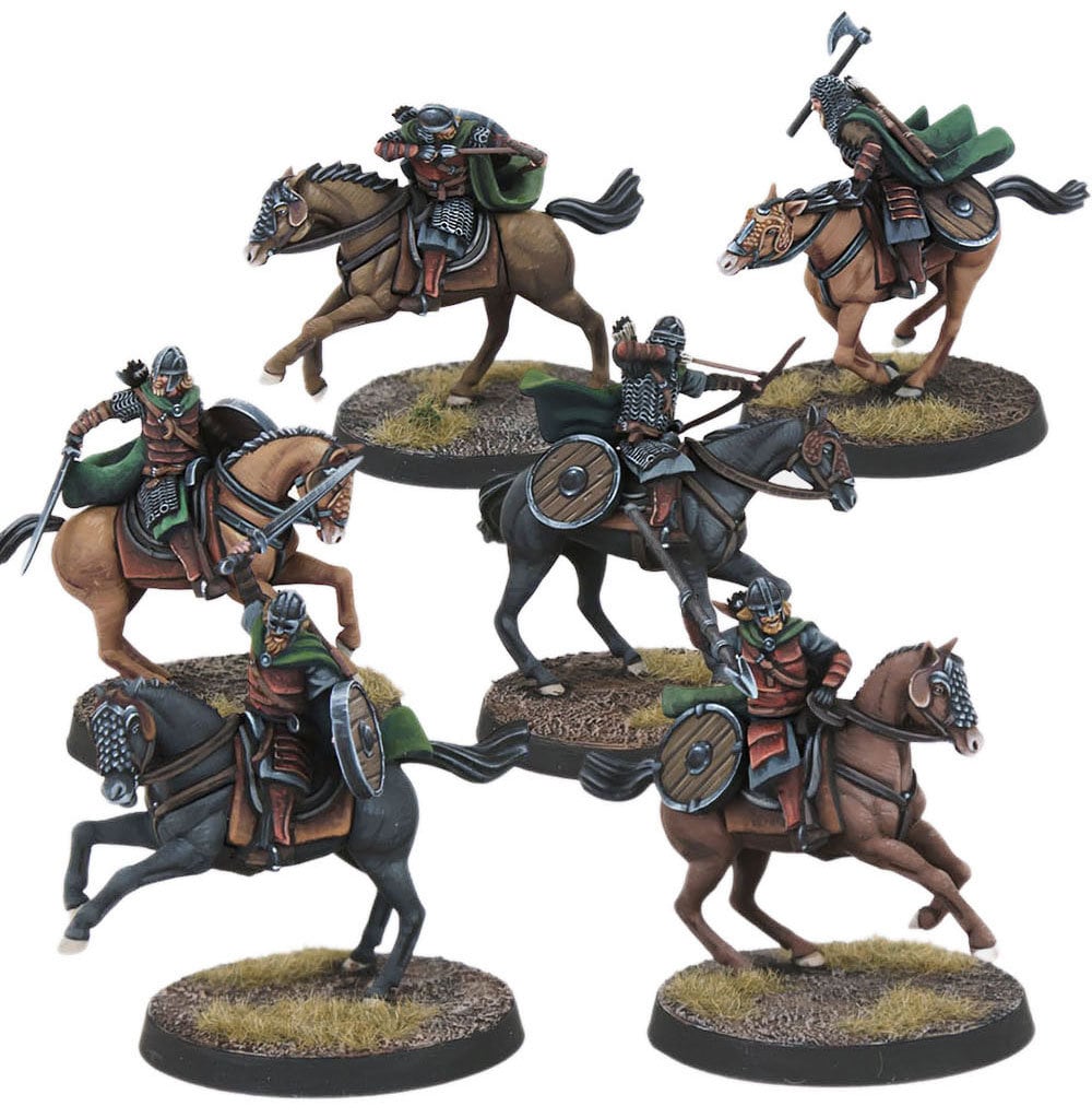 Rohan - West Human Riders, Knight of Rohan, the Horse-lords, rider of the mark, Davale, minis for wargame D&D, Lotr...
