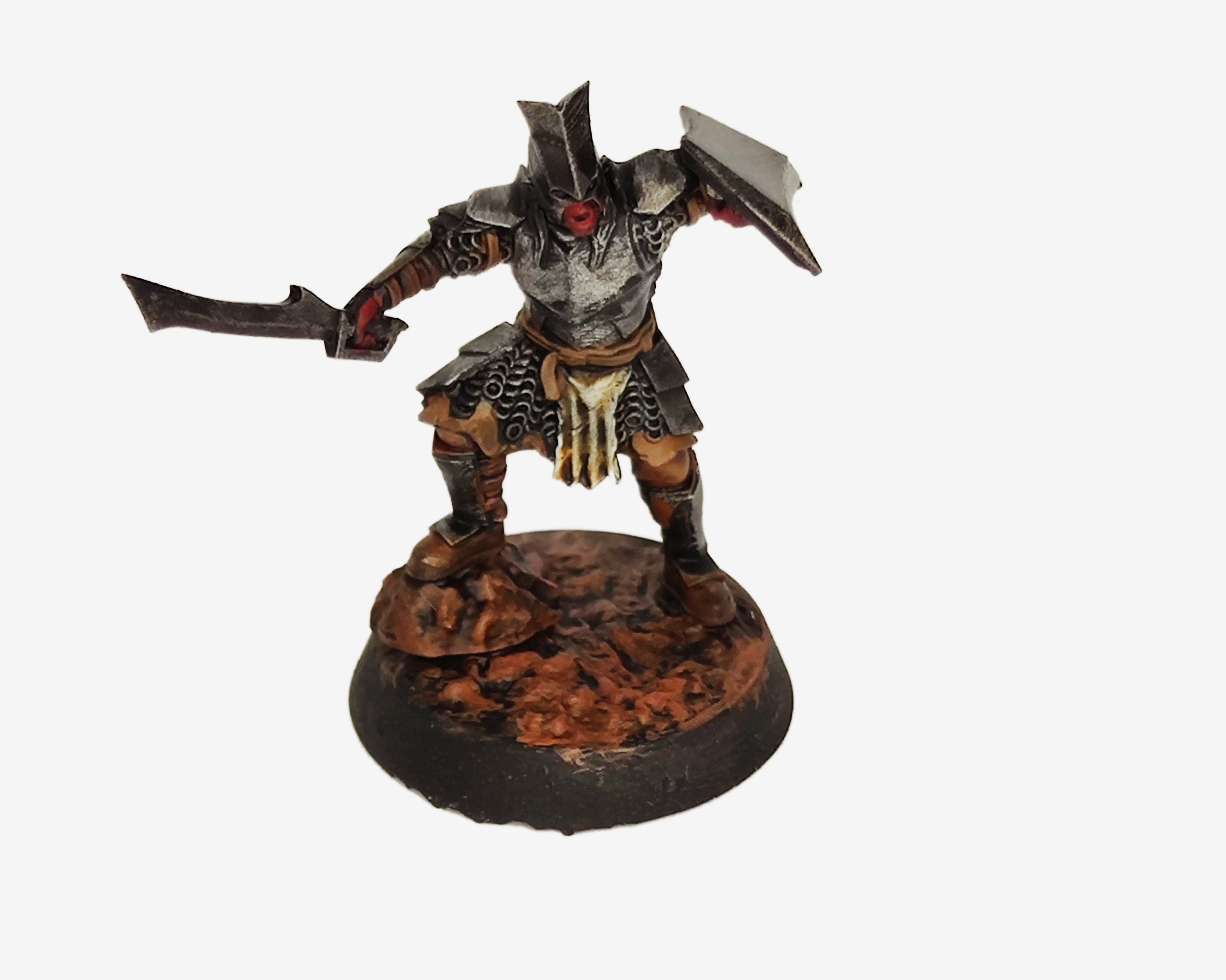 Orc horde - Super orcs spearmen, Orc warriors warband, Middle rings miniatures pour wargame D&D, SDA...