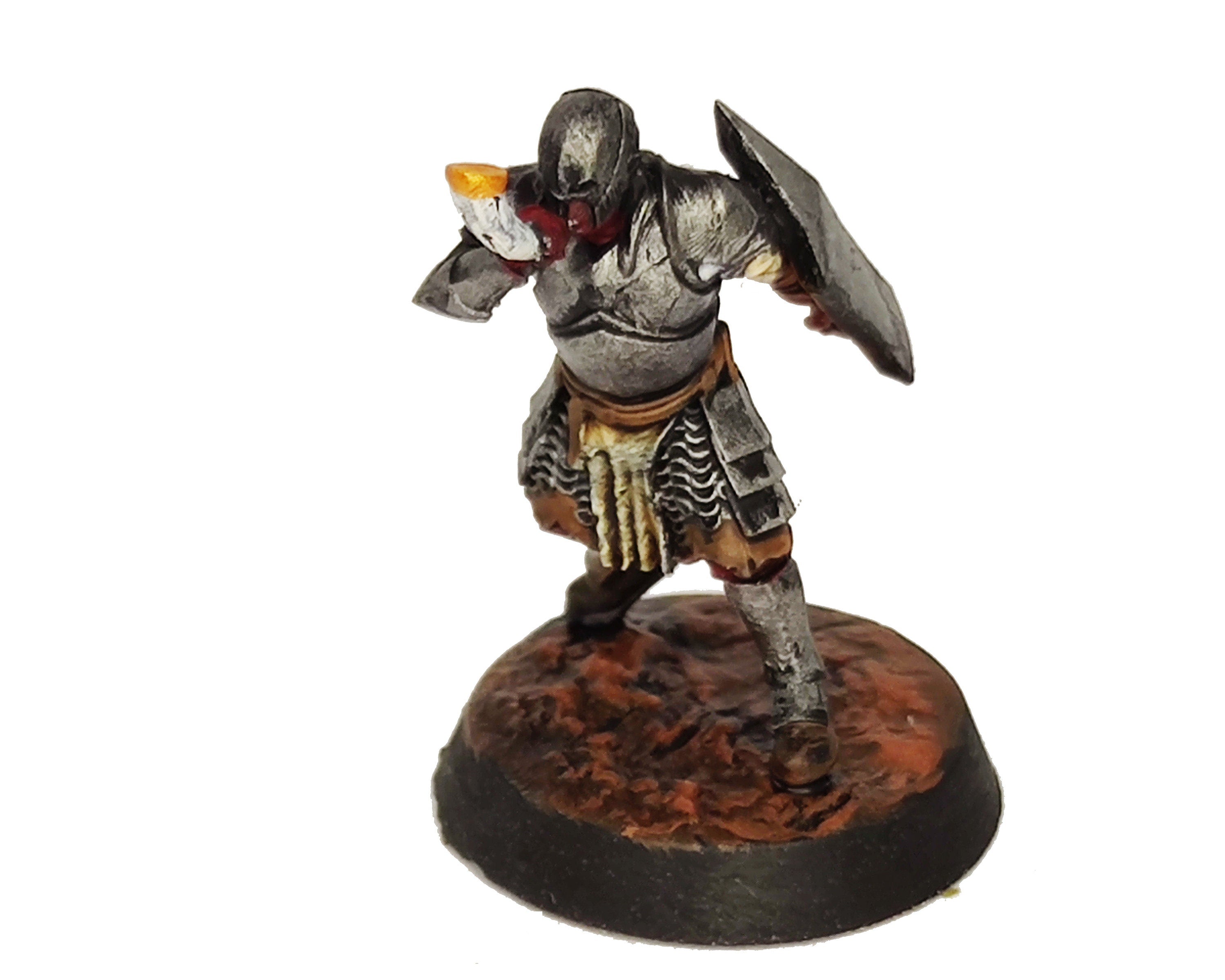 Orc horde - Super orcs spearmen, Orc warriors warband, Middle rings miniatures pour wargame D&D, SDA...