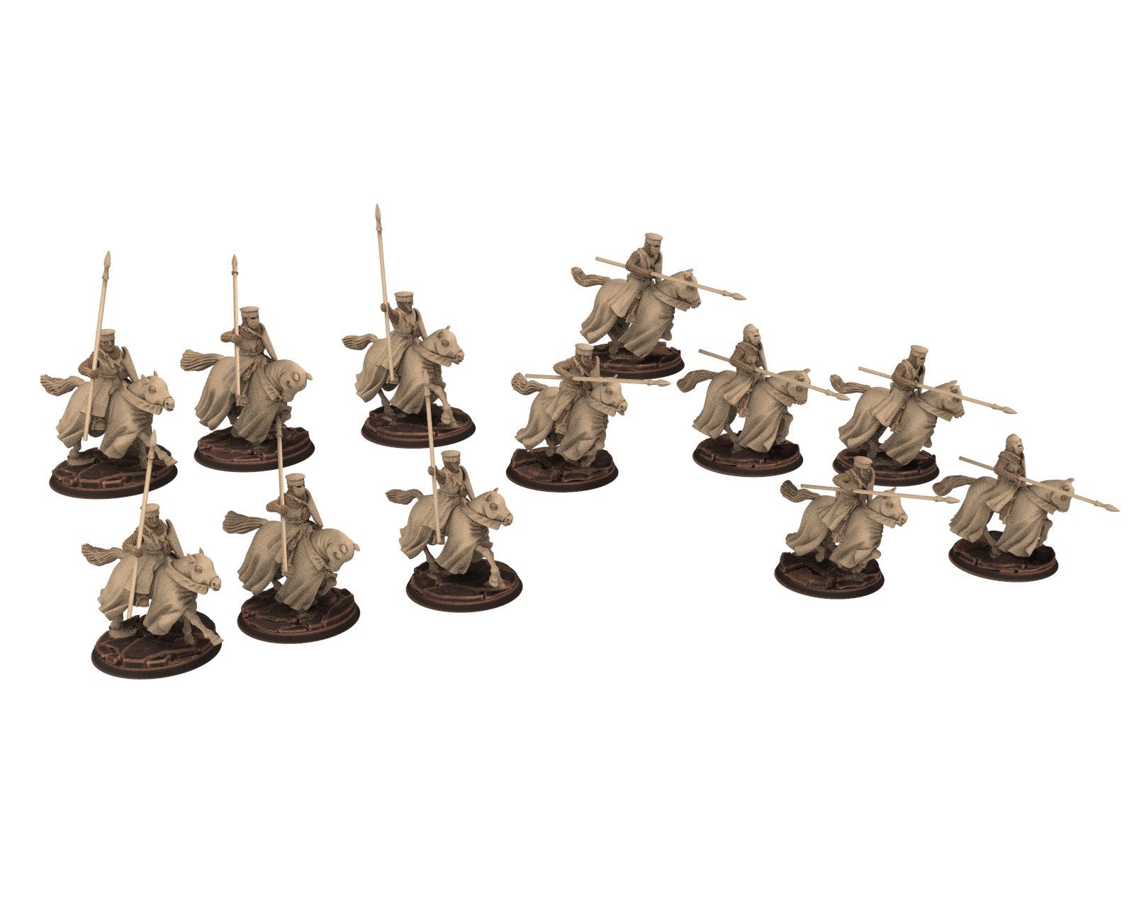 Medieval - Noble Knights bundle, 13th century Generic men at arms Medieval Knights, 28mm Historical Wargame, Saga... Medbury miniatures