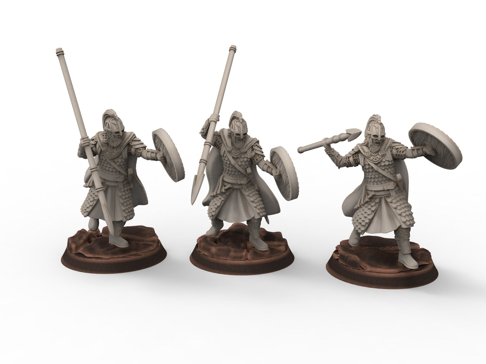 Rohan - King guards Huscarls Cavalry, Knight of Rohan, the Horse-lords, rider of the mark, minis for wargame D&D, Lotr...