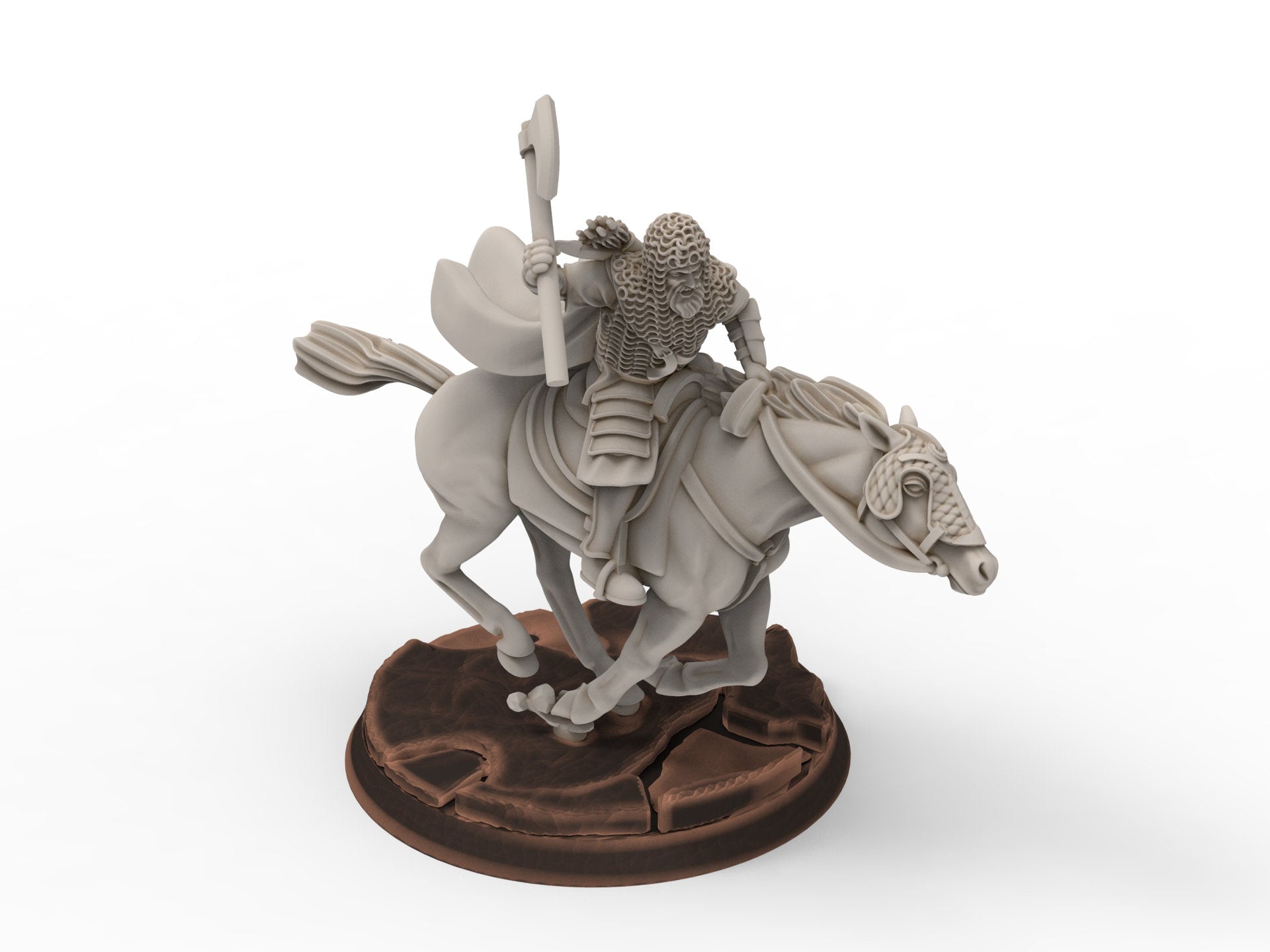 Rohan - West Human Riders, Knight of Rohan, the Horse-lords, rider of the mark, Davale, minis for wargame D&D, Lotr...