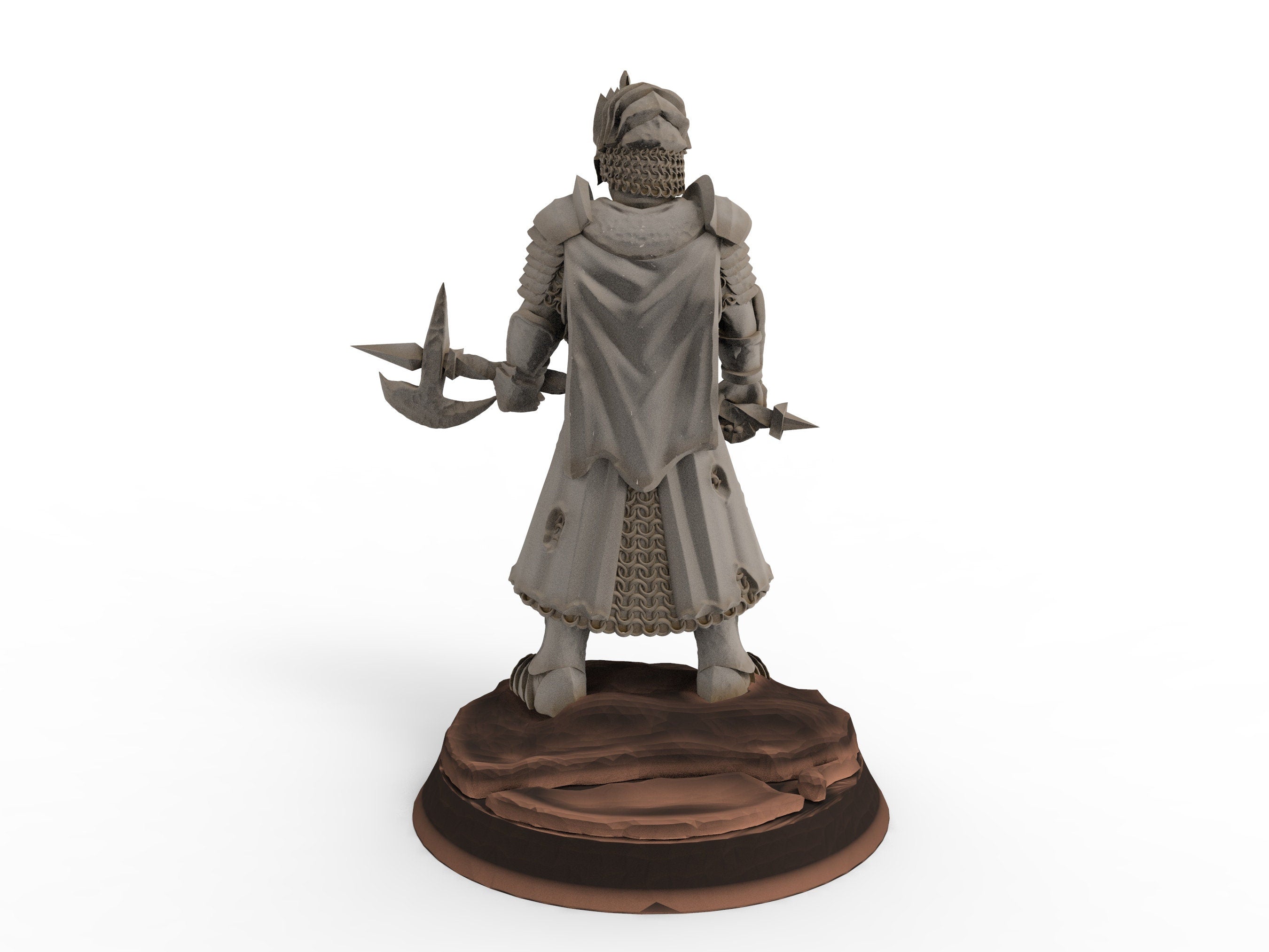 Orcs horde - Dark Souled Troops on Foot, ruins city river, Middle rings miniatures for wargame D&D, Lotr.. Khurzluk Miniatures