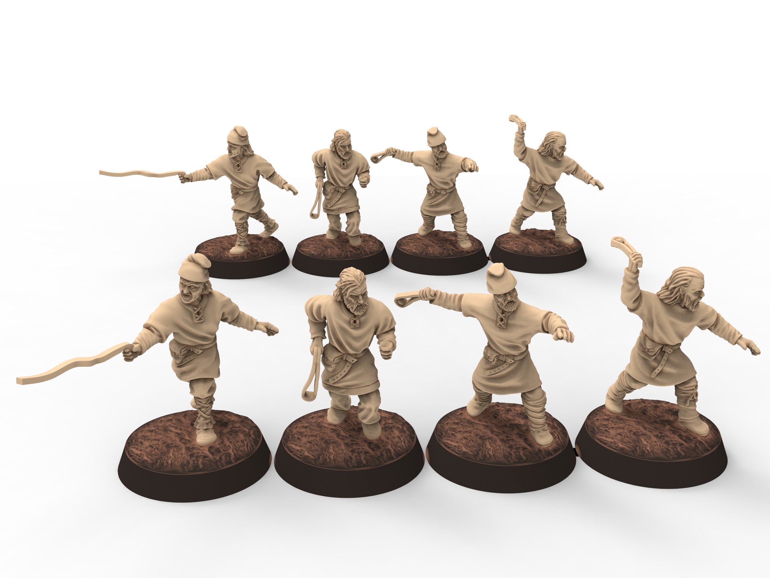 Medieval - Ceorls, 11th century, Ceorl Swordmen, 28mm Historical Wargame, Saga... Medbury miniatures