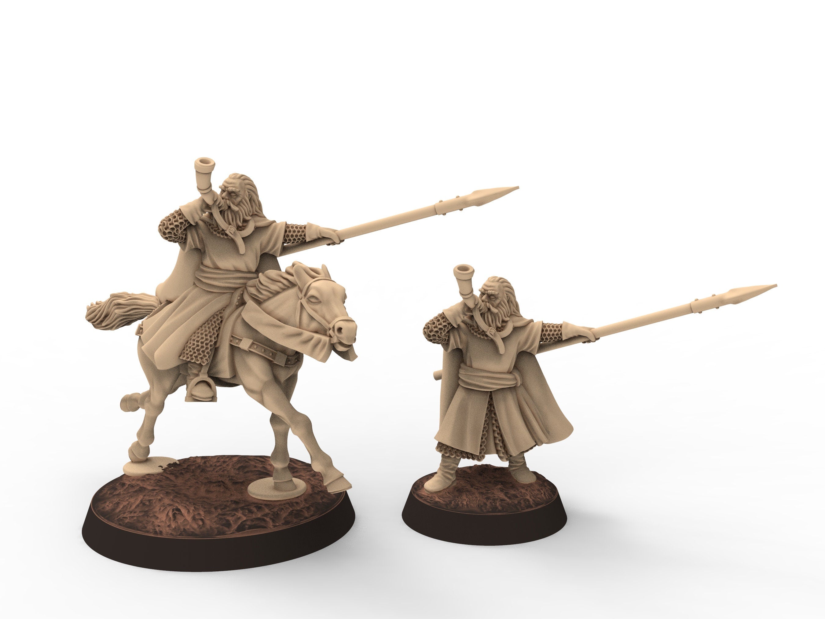 Medieval - Light armor archers, 11th century, Medieval soldiers, 28mm Historical Wargame, Saga... Medbury miniatures