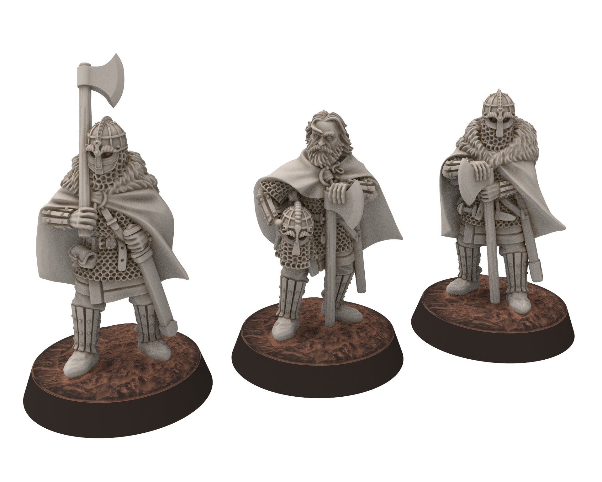 Vendel Era - Eofor, Iconic Hero Epic Warrior 7 century, miniatures 28mm, Infantry for wargame Historical Saga... Medbury miniature