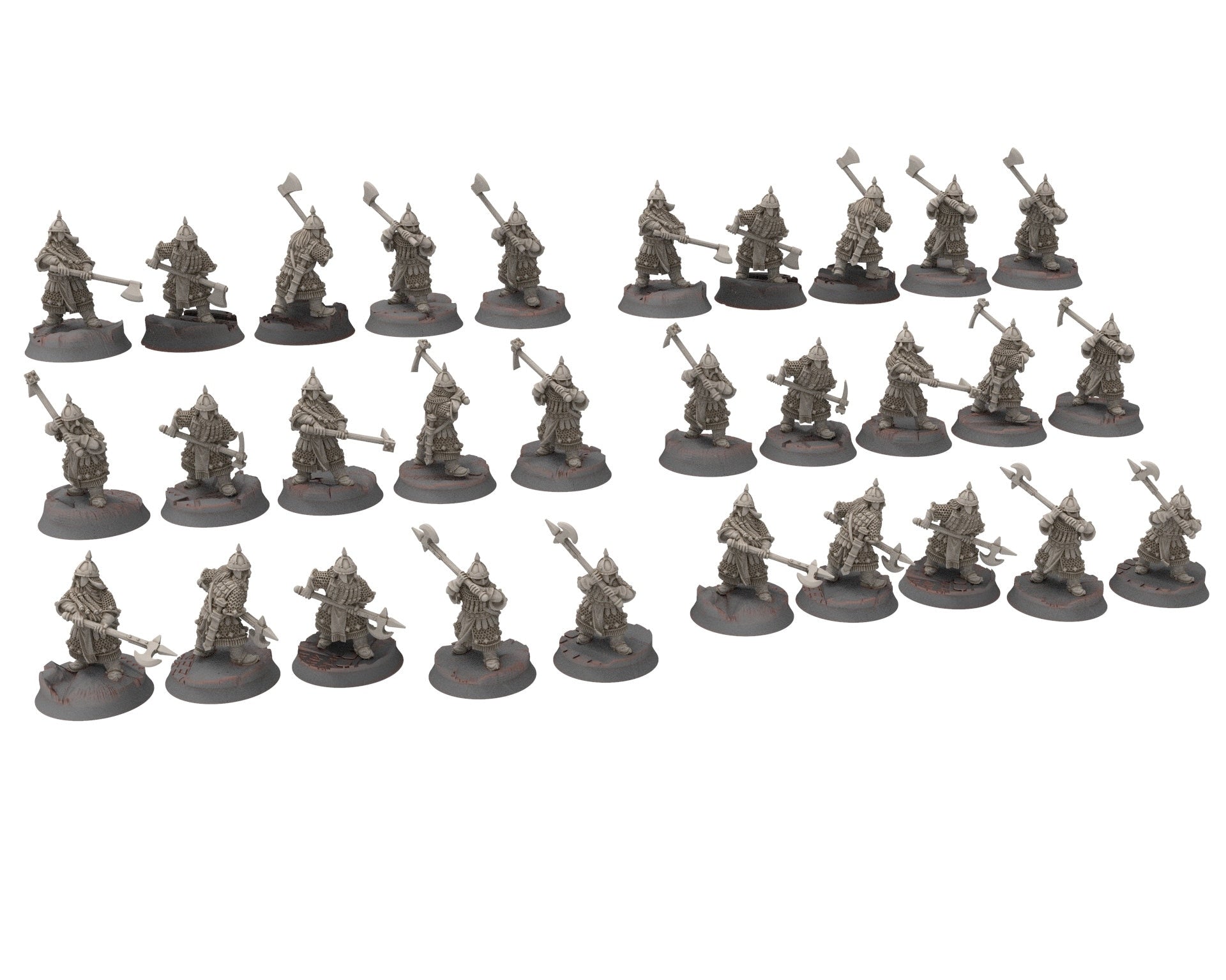 Dwarves - Gur-Adur Army Bundle, The Dwarfs of The Mountains, for Lotr, Medbury miniatures