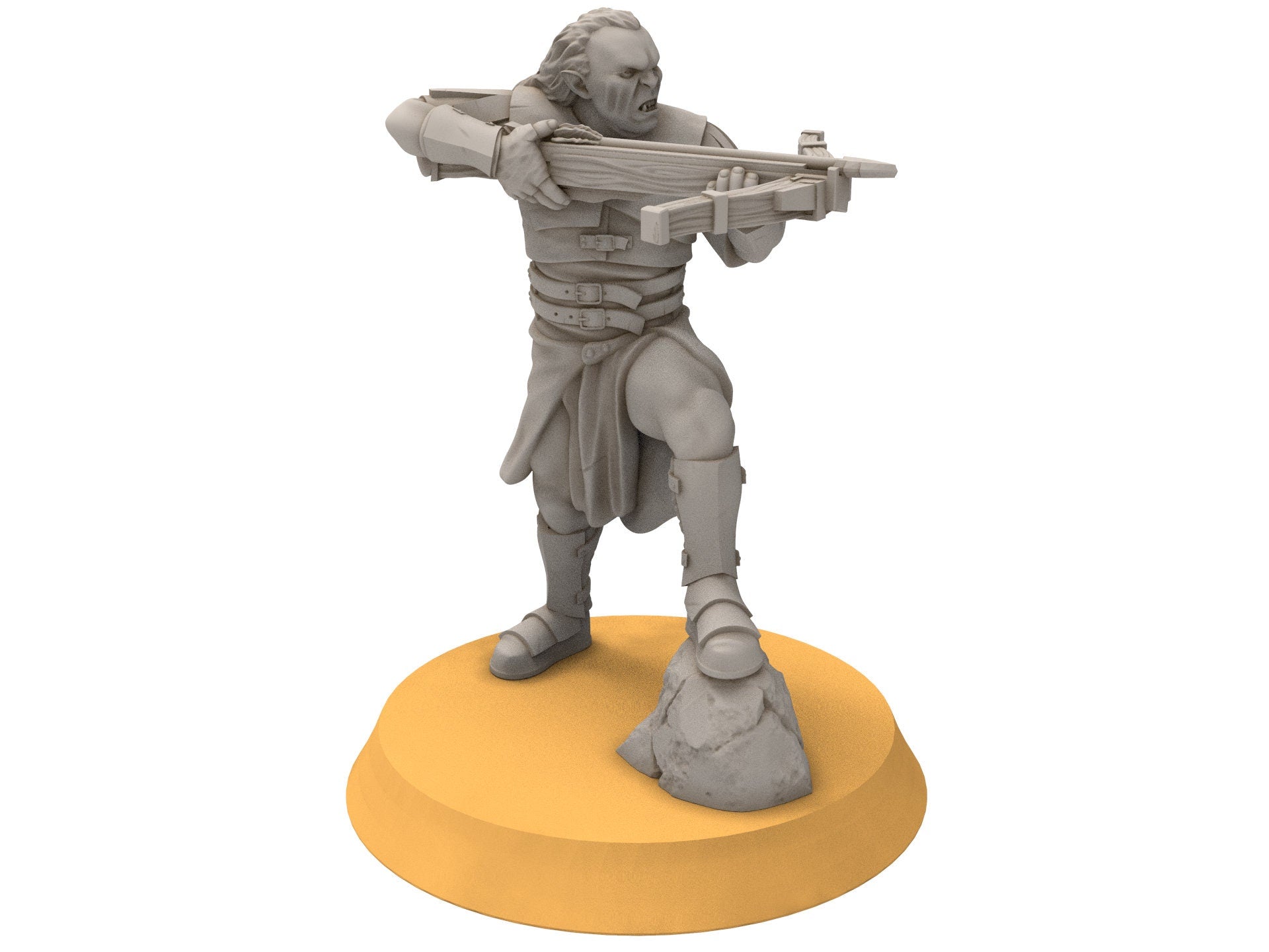 Orcs horde - Orc Crossbows infantry, Orc warriors warband, Middle rings miniatures for wargame D&D, Lotr... Medbury miniatures