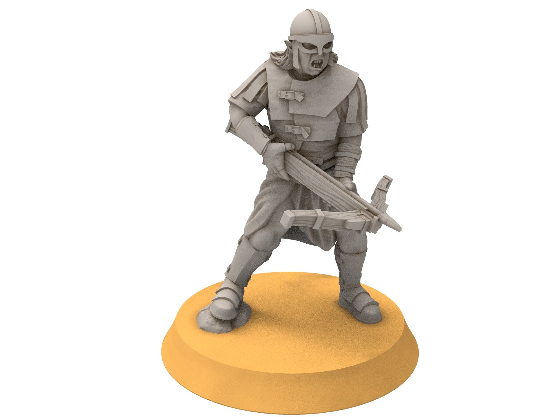 Orcs horde - Orc Crossbows infantry, Orc warriors warband, Middle rings miniatures for wargame D&D, Lotr... Medbury miniatures