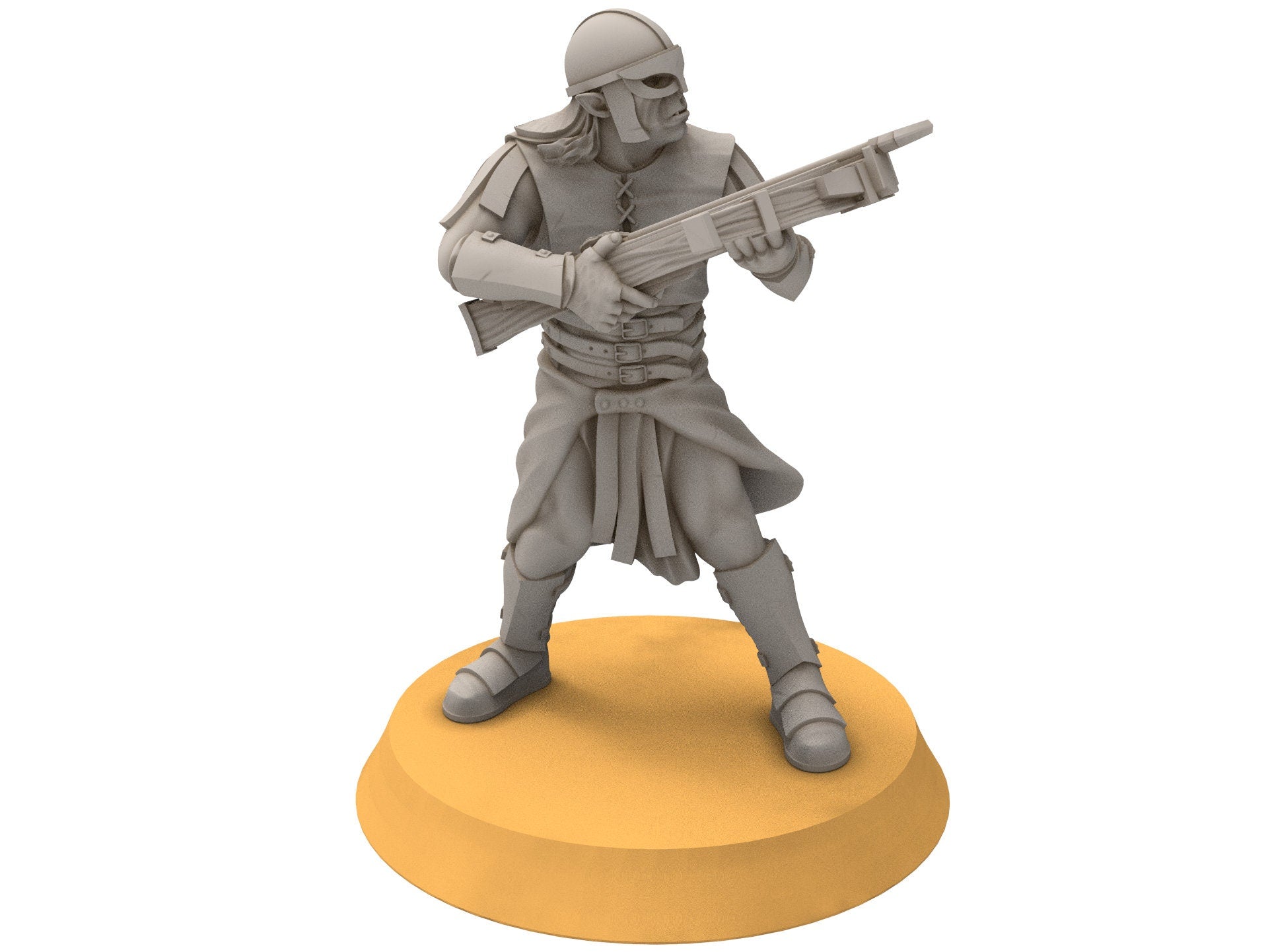 Orcs horde - Orc Crossbows infantry, Orc warriors warband, Middle rings miniatures for wargame D&D, Lotr... Medbury miniatures