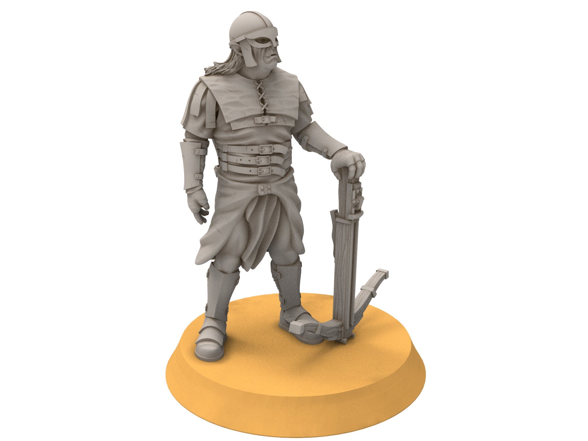 Orcs horde - Orc Crossbows infantry, Orc warriors warband, Middle rings miniatures for wargame D&D, Lotr... Medbury miniatures