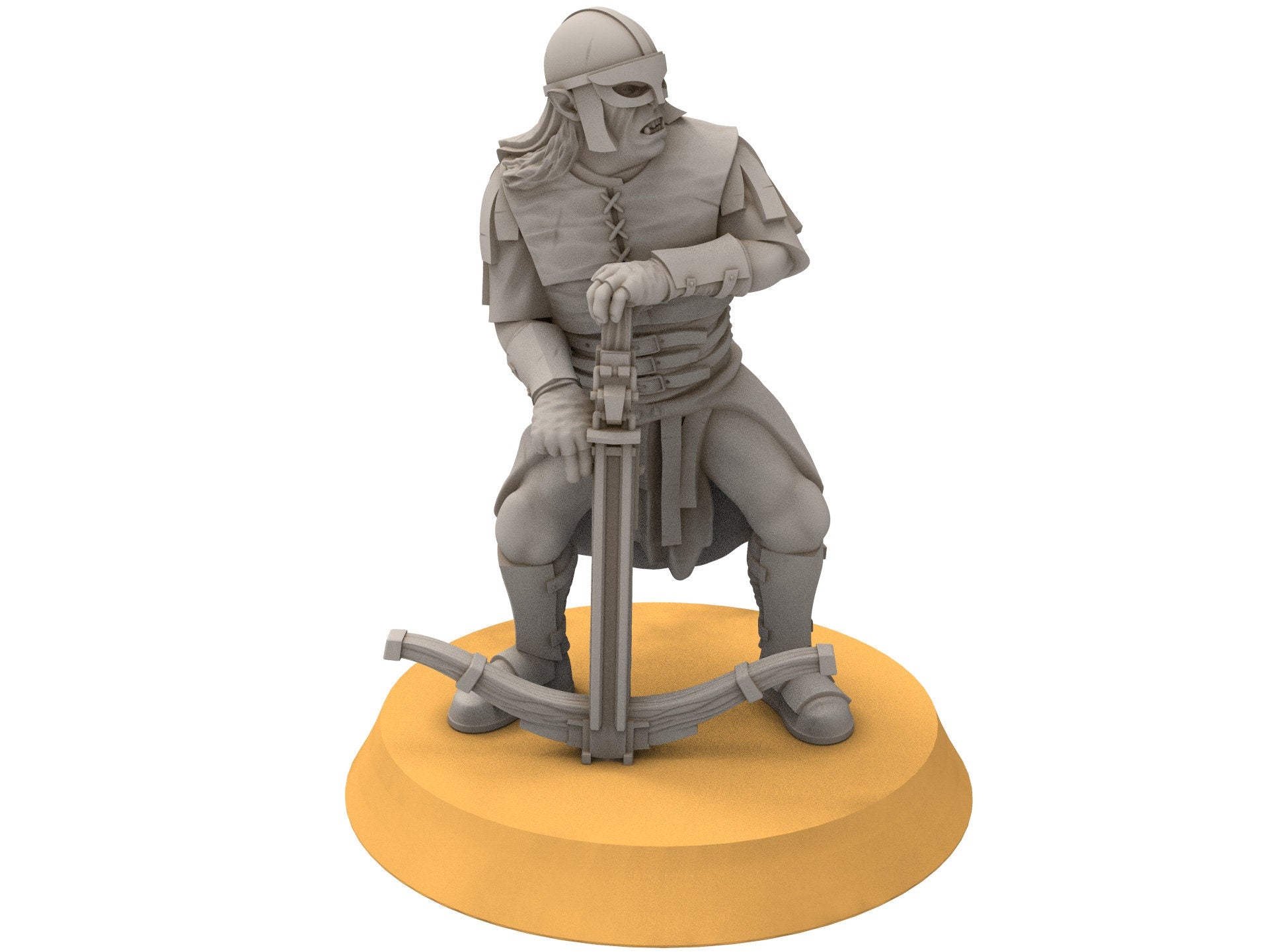 Orcs horde - Orc Crossbows infantry, Orc warriors warband, Middle rings miniatures for wargame D&D, Lotr... Medbury miniatures