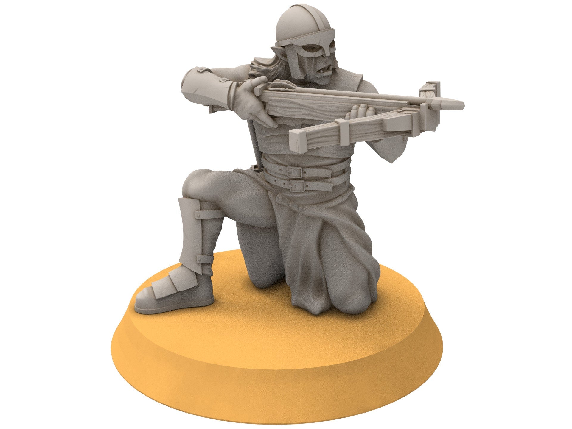 Orcs horde - Orc Crossbows infantry, Orc warriors warband, Middle rings miniatures for wargame D&D, Lotr... Medbury miniatures