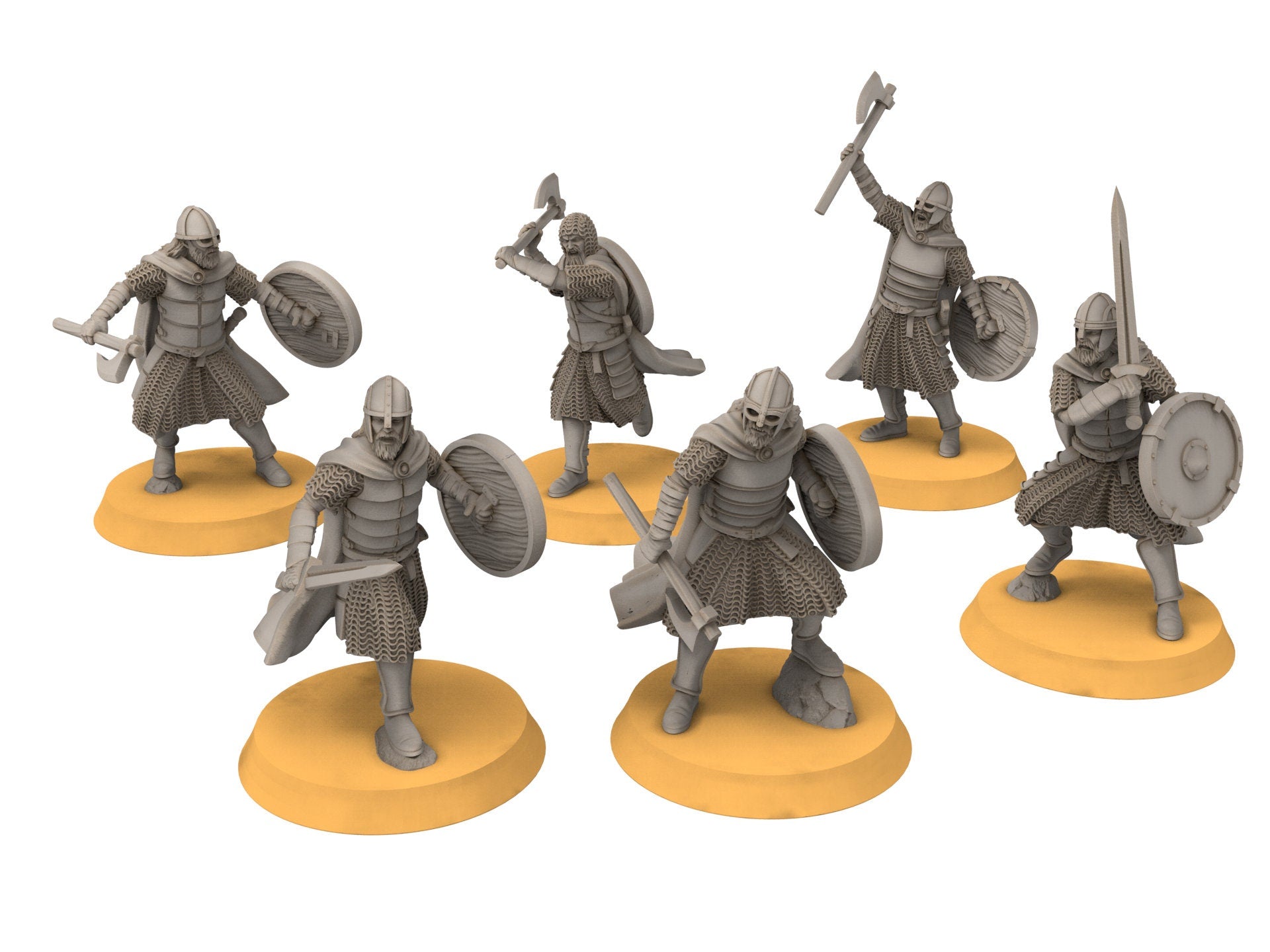 Rohan - West Human Elite Warrior on Foot, Knight of Rohan, the Horse-lords, rider of the mark, Davale, minis for wargame D&D, Lotr...