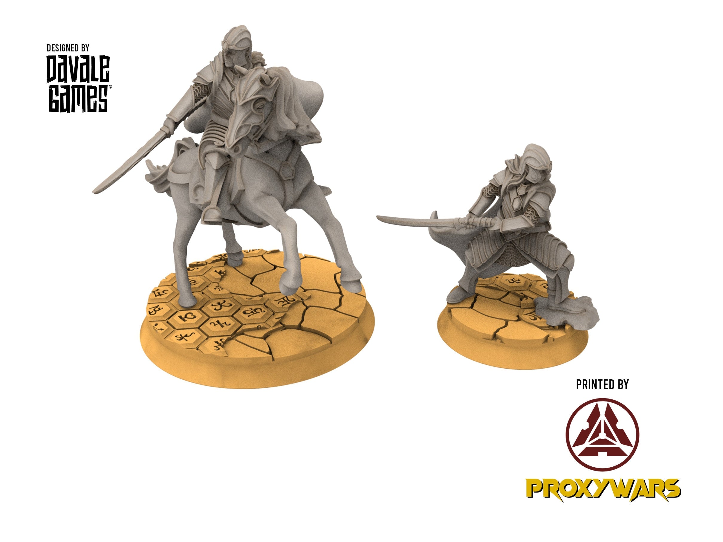 Rivandall - Glorfingel Demon's Slaughter, Last Hight elves from the West, Middle rings miniatures for wargame D&D, Lotr...