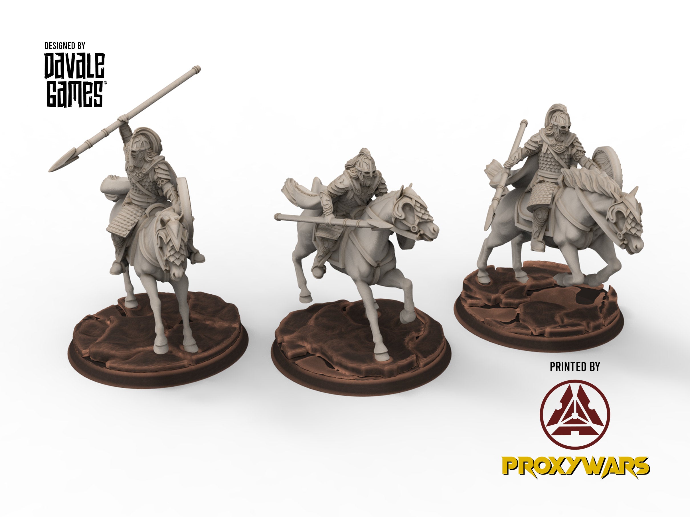 Rohan - King guards Huscarls Cavalry, Knight of Rohan, the Horse-lords, rider of the mark, minis for wargame D&D, Lotr...