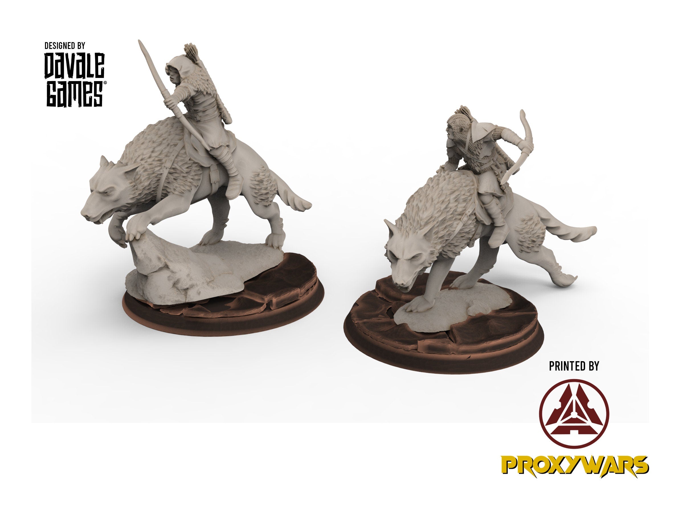 Orc horde - Orc Warg Rider , Orc warriors warband, Davale, Middle rings miniatures pour wargame D&D, Lotr...