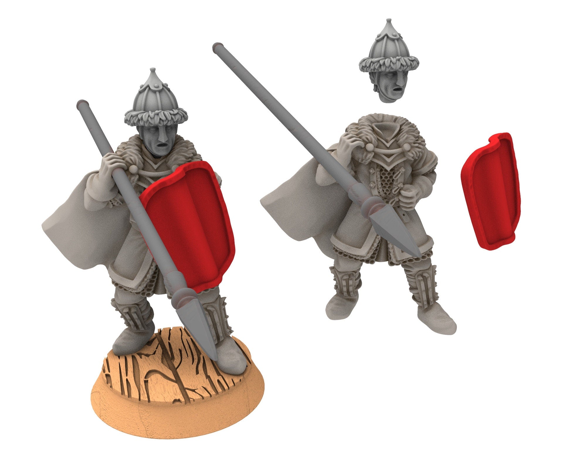 Lakecity - Sapers of lakecity Torgorod, hero, Lake, dragon, Misty Mountains, Town miniatures for wargame D&D, Lotr... Medbury miniatures