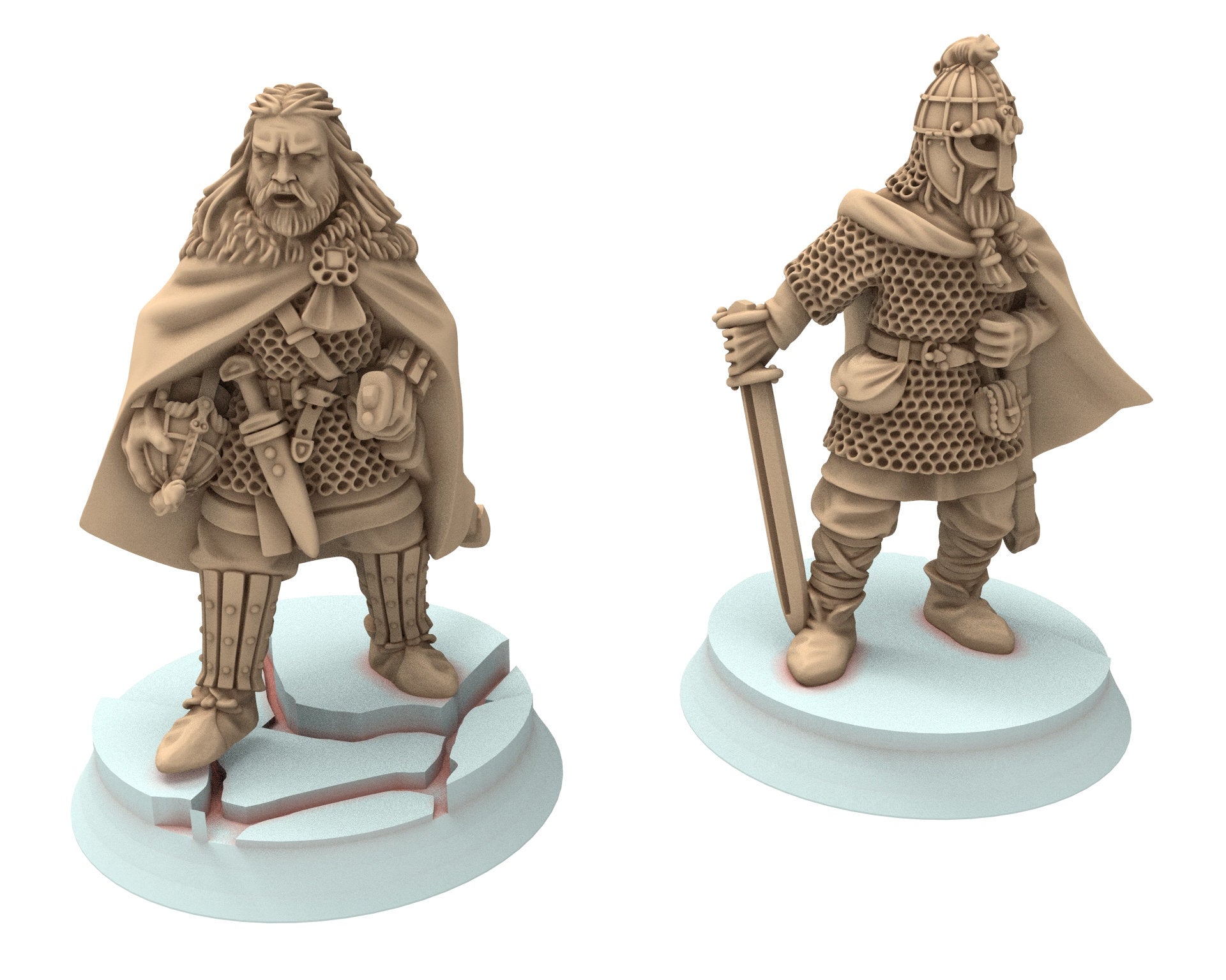 Vendel Era - Heardred Iconic Hero, Epic Warrior of the sagas, 7 century, miniatures 28mm, wargame Historical Saga... Medbury miniature