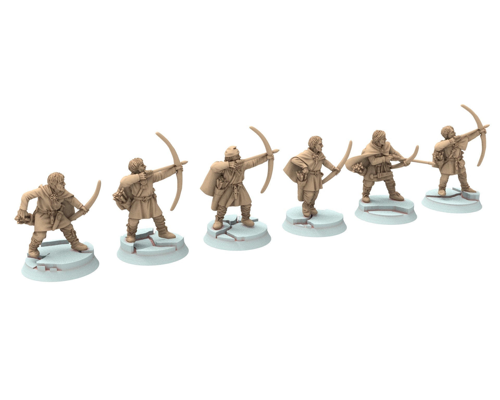Vendel Era - Dark Age Skirmish Bundle, Germanic Tribe Warband, 7 century, miniatures 28mm for wargame Historical... Medbury miniature